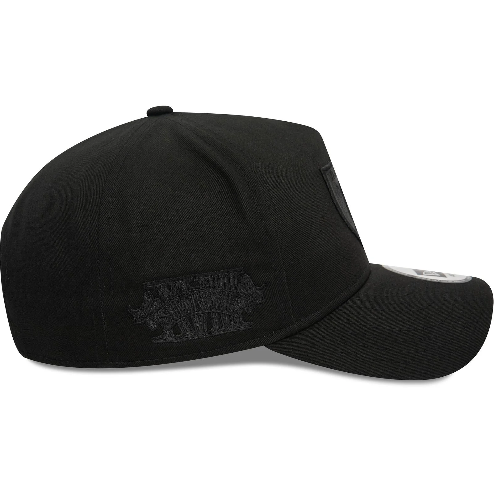 New Era Mens 9FORTY Las Vegas Raiders E-Frame Cap - Monochrome Black - Image 5