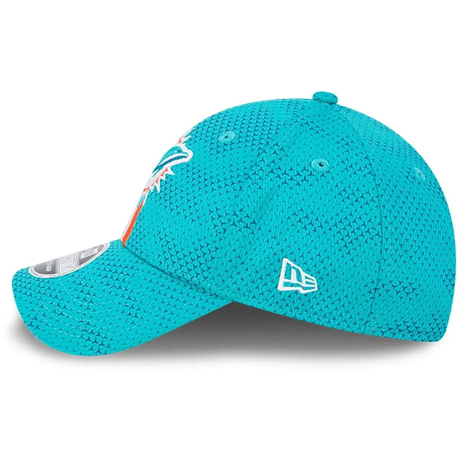 New Era Mens 9FORTY Miami Dolphins Cap- Bright Blue - Image 6