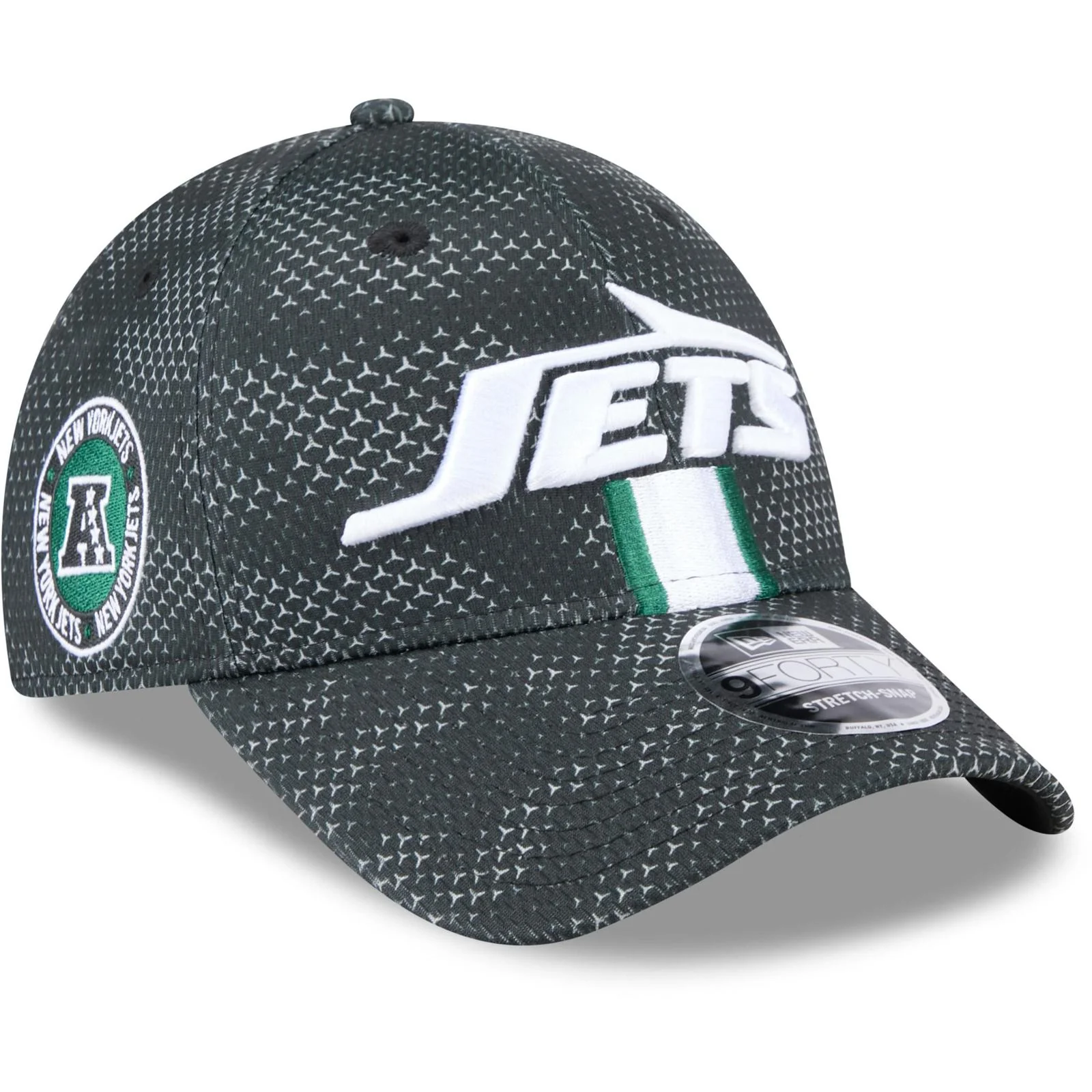 New Era Mens 9FORTY New York Jets NFL Cap Team - Black