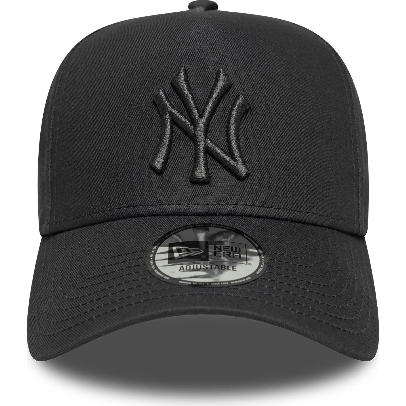 New Era Mens 9FORTY New York Yankees Baseball Cap - Metallic Dark Grey - One Size - Image 2