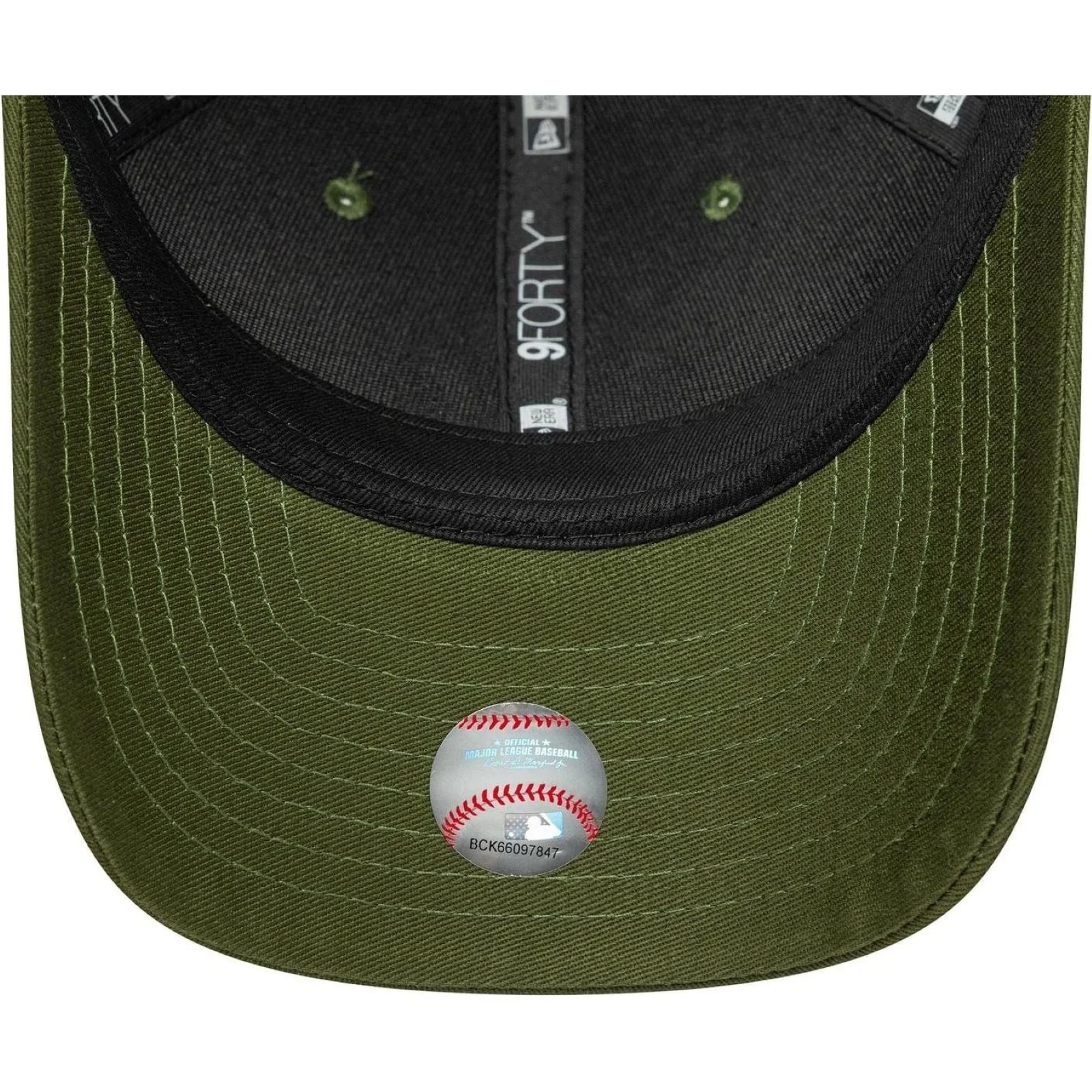 New Era Mens 9FORTY New York Yankees Baseball Cap - Dark Green - One Size - Image 5