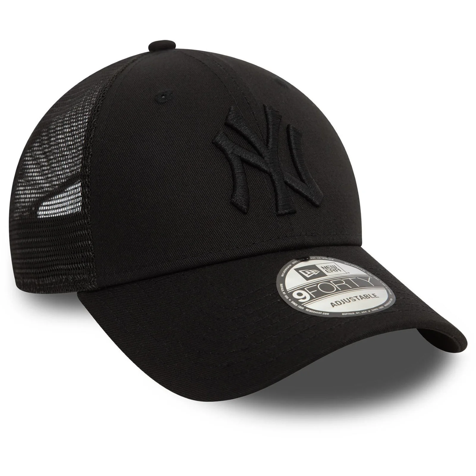 New Era Mens 9FORTY New York Yankees Trucker Cap - Black - Image 3