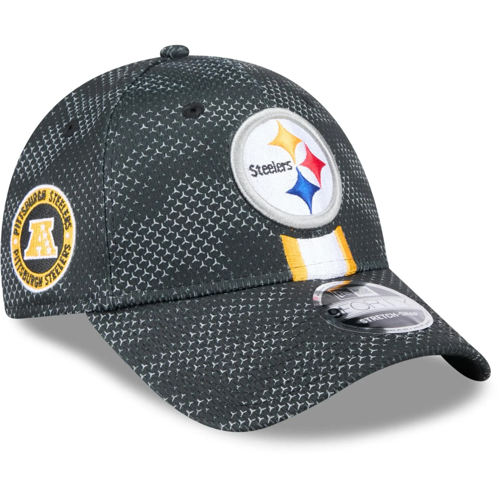 New Era Mens 9FORTY Pittsburgh Steelers NFL Cap - Black