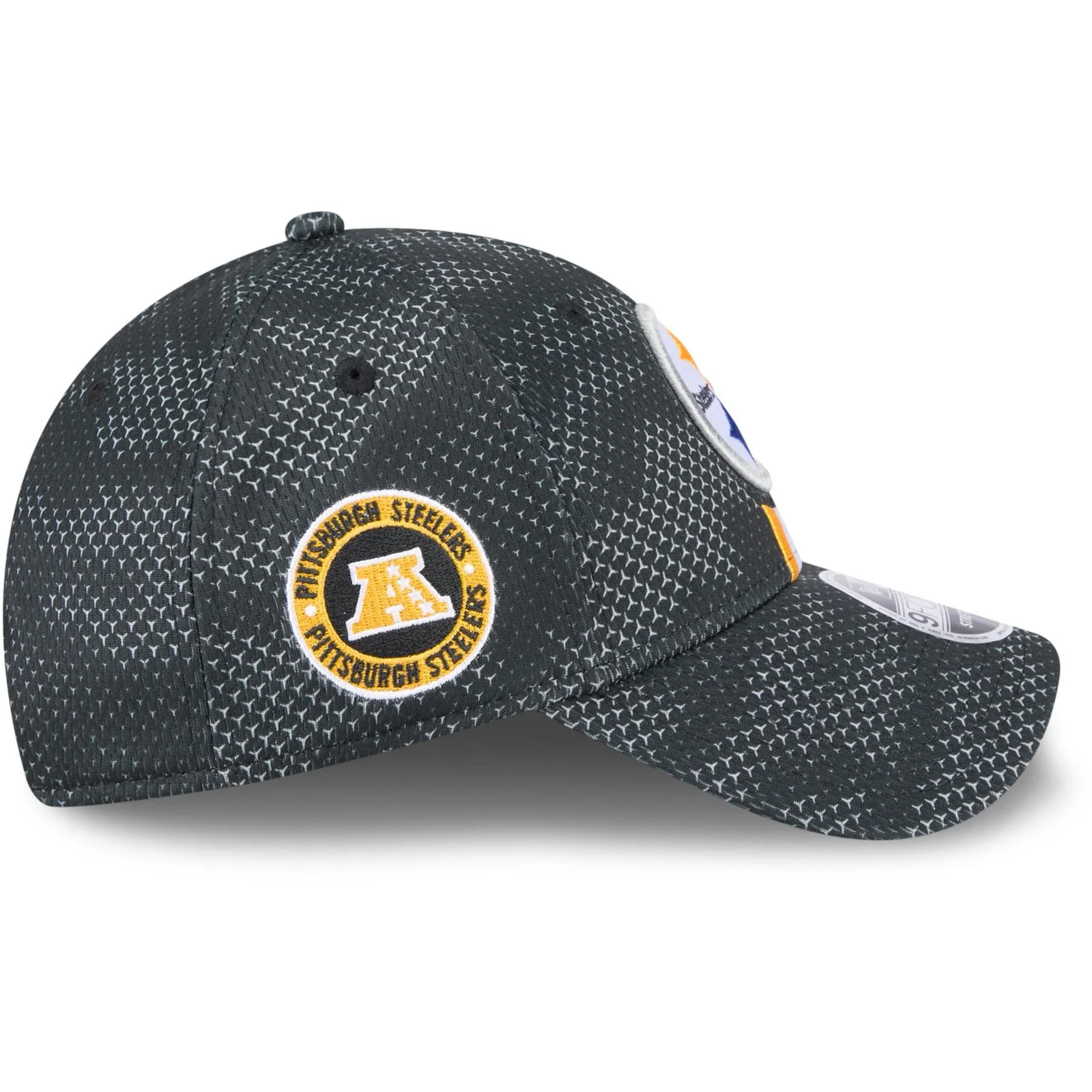 New Era Mens 9FORTY Pittsburgh Steelers NFL Cap - Black - Image 5