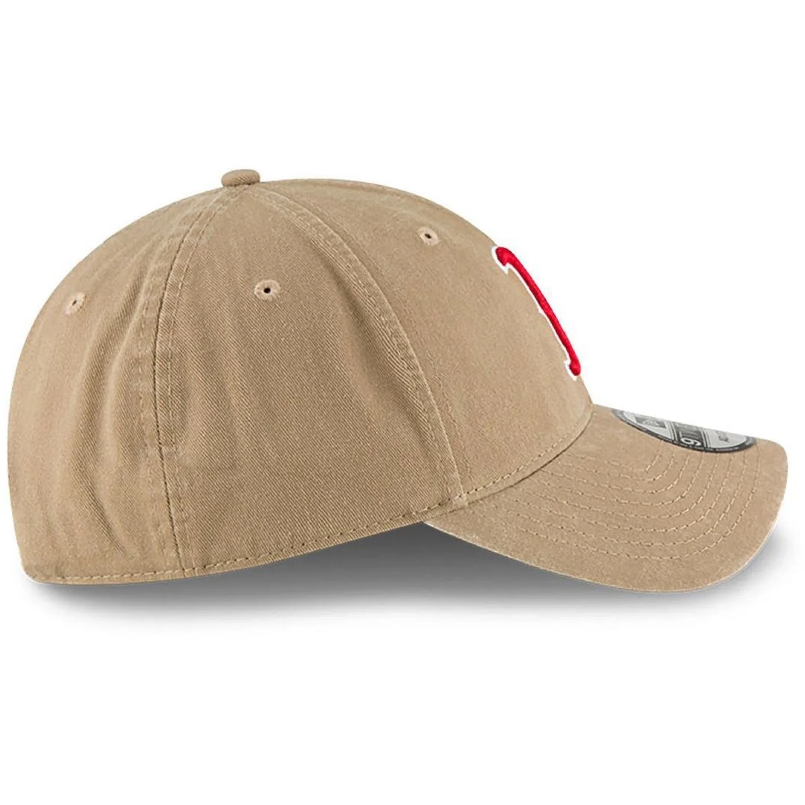 New Era Mens 9TWENTY Boston Red Sox Baseball Cap - Beige/Khaki - Image 5