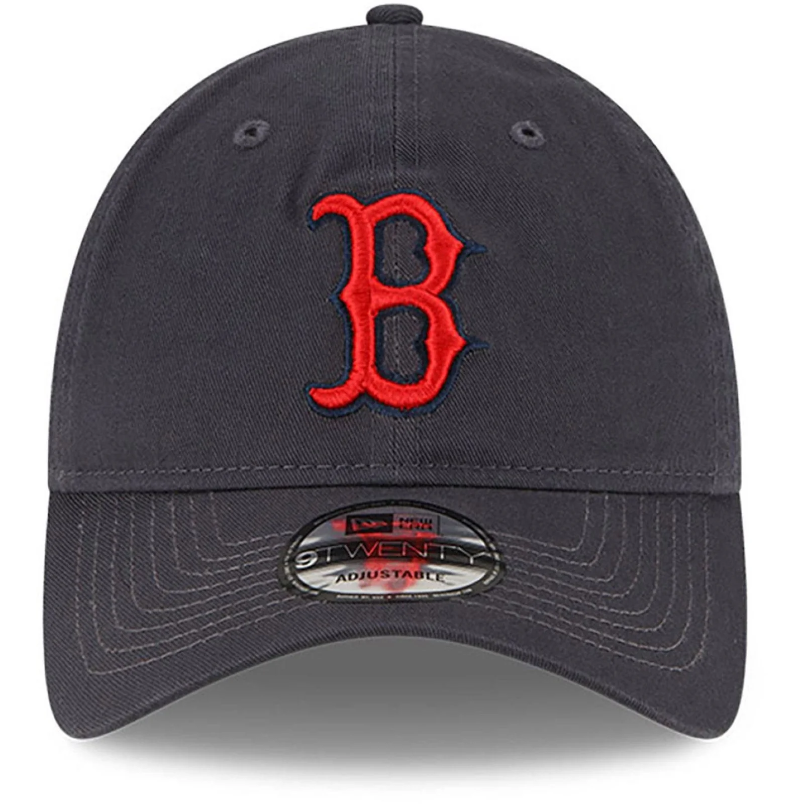 New Era Mens 9TWENTY Boston Red Sox Baseball Cap - Dark Grey - Image 2