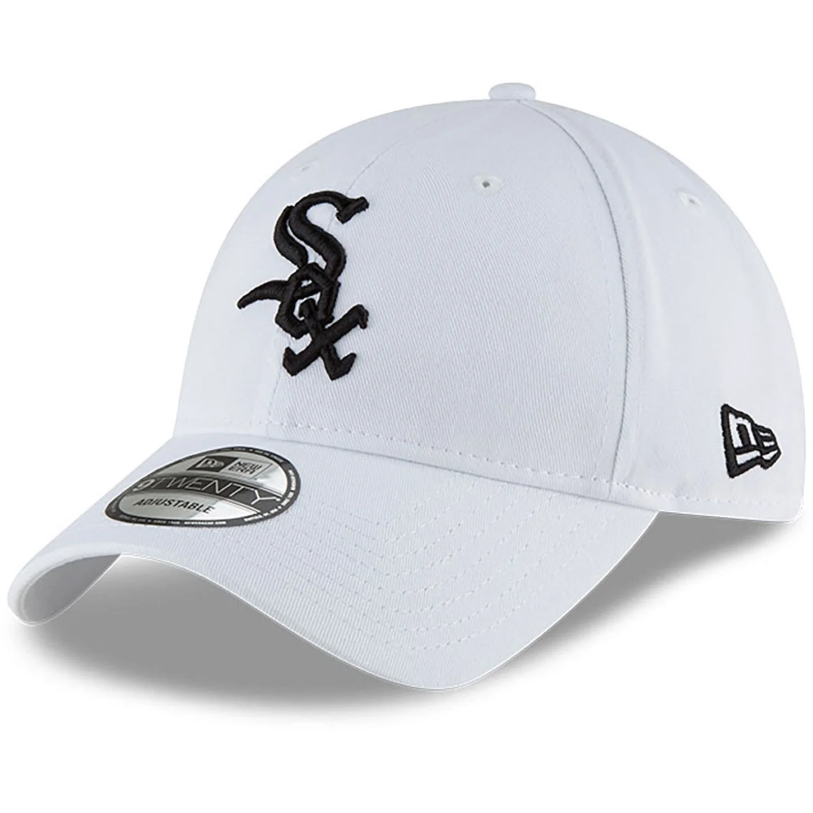 New Era Mens 9TWENTY Chicago White Sox Baseball Cap - White