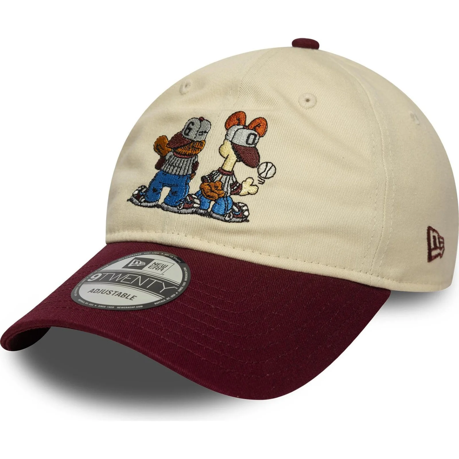 New Era Mens 9TWENTY Garfield Baseball Cap - Light Cream - One Size