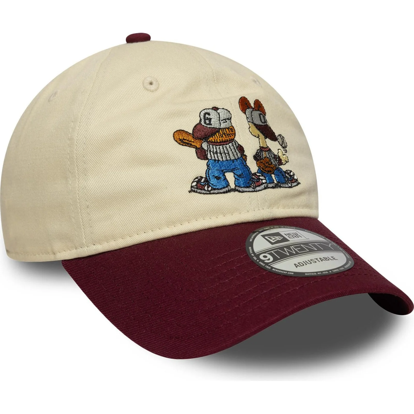 New Era Mens 9TWENTY Garfield Baseball Cap - Light Cream - One Size - Image 2