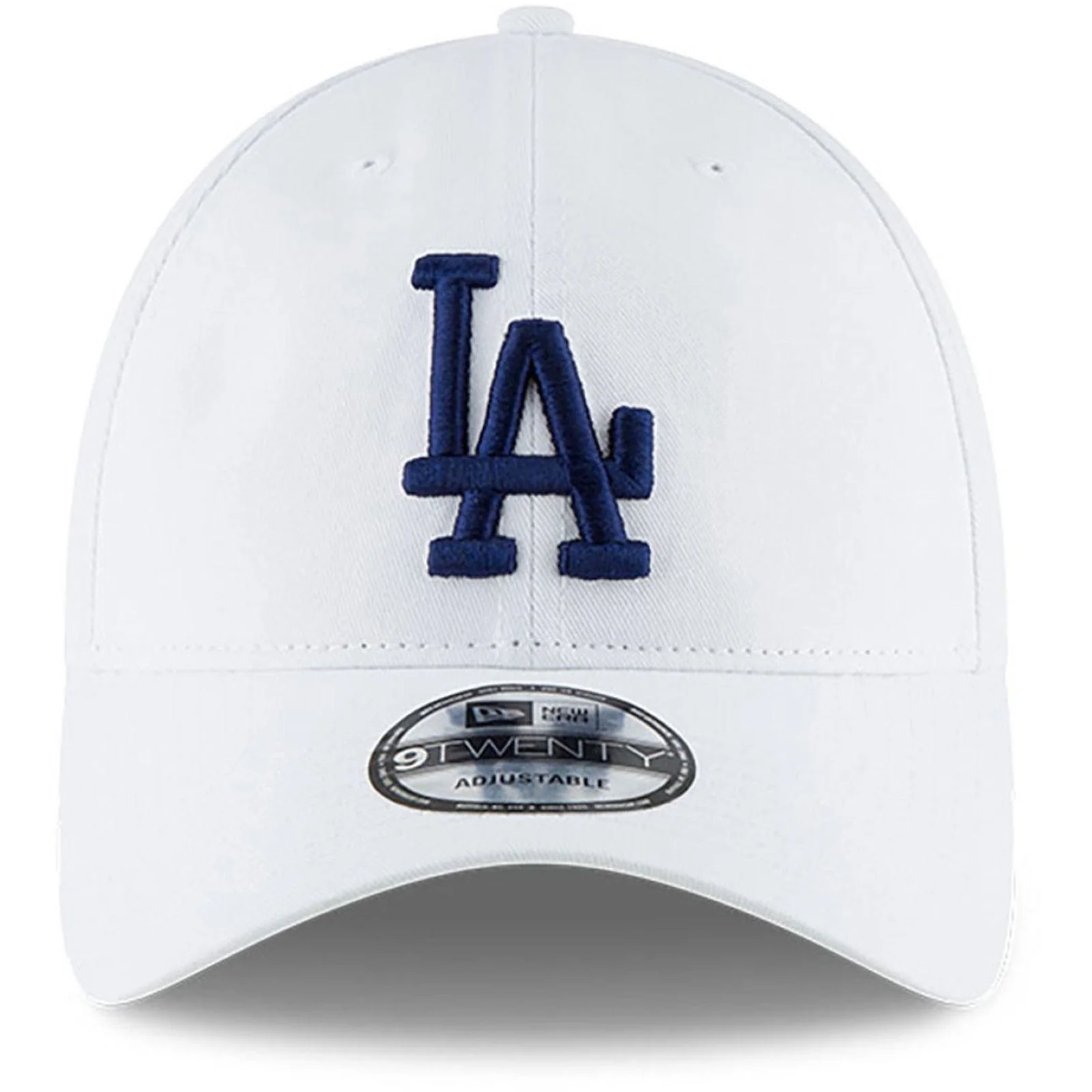 New Era Mens 9TWENTY Los Angeles Dodgers Baseball Cap - White - Image 2