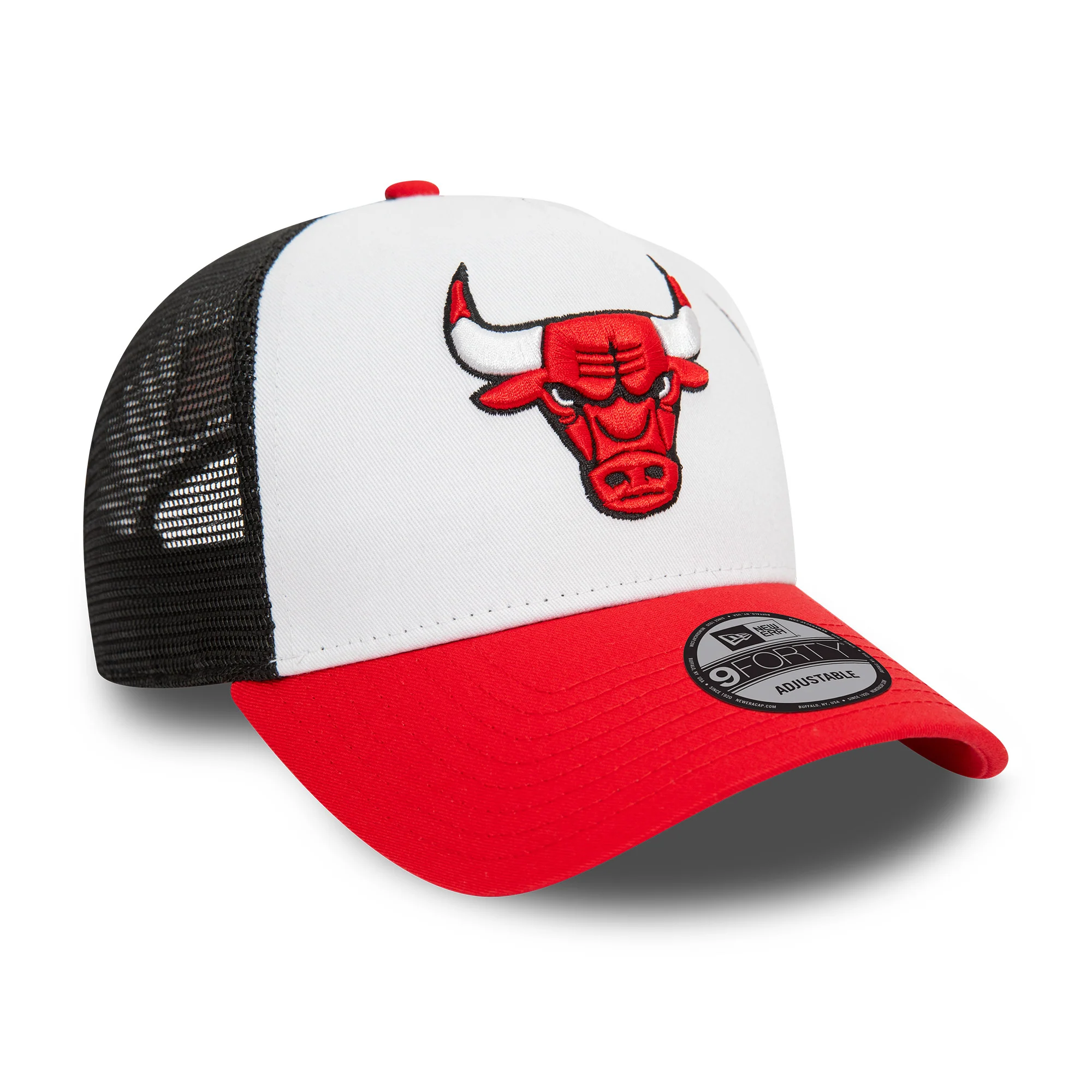 New Era Mens Chicago Bulls 9FORTY Baseball Cap - Red - Image 5
