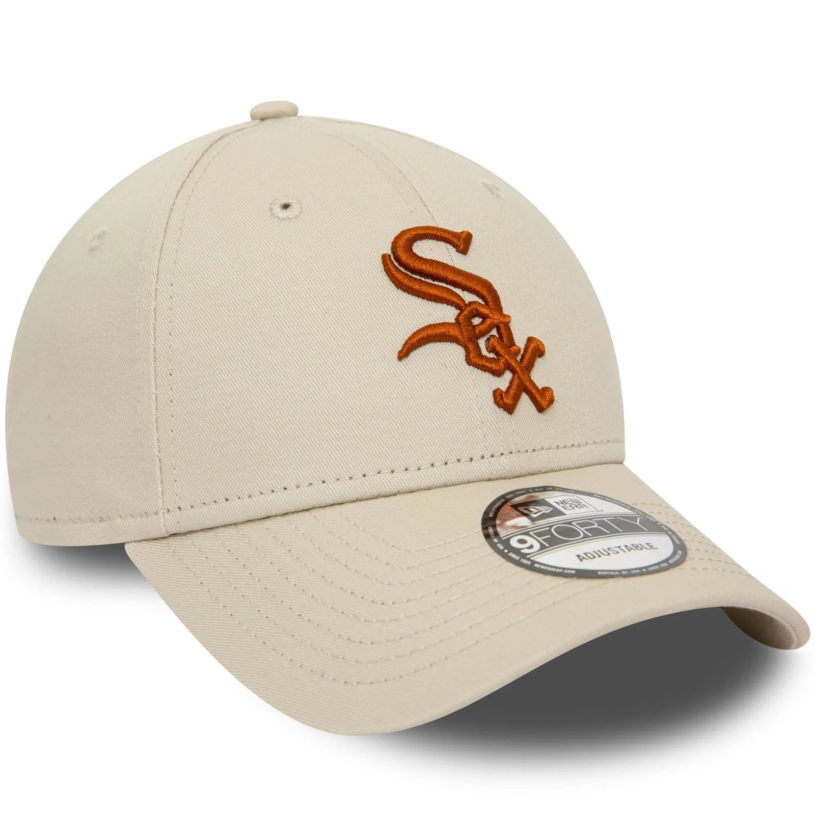 New Era Mens Chicago White Sox League Essentials 9FORTY Cap - Stone - Image 3