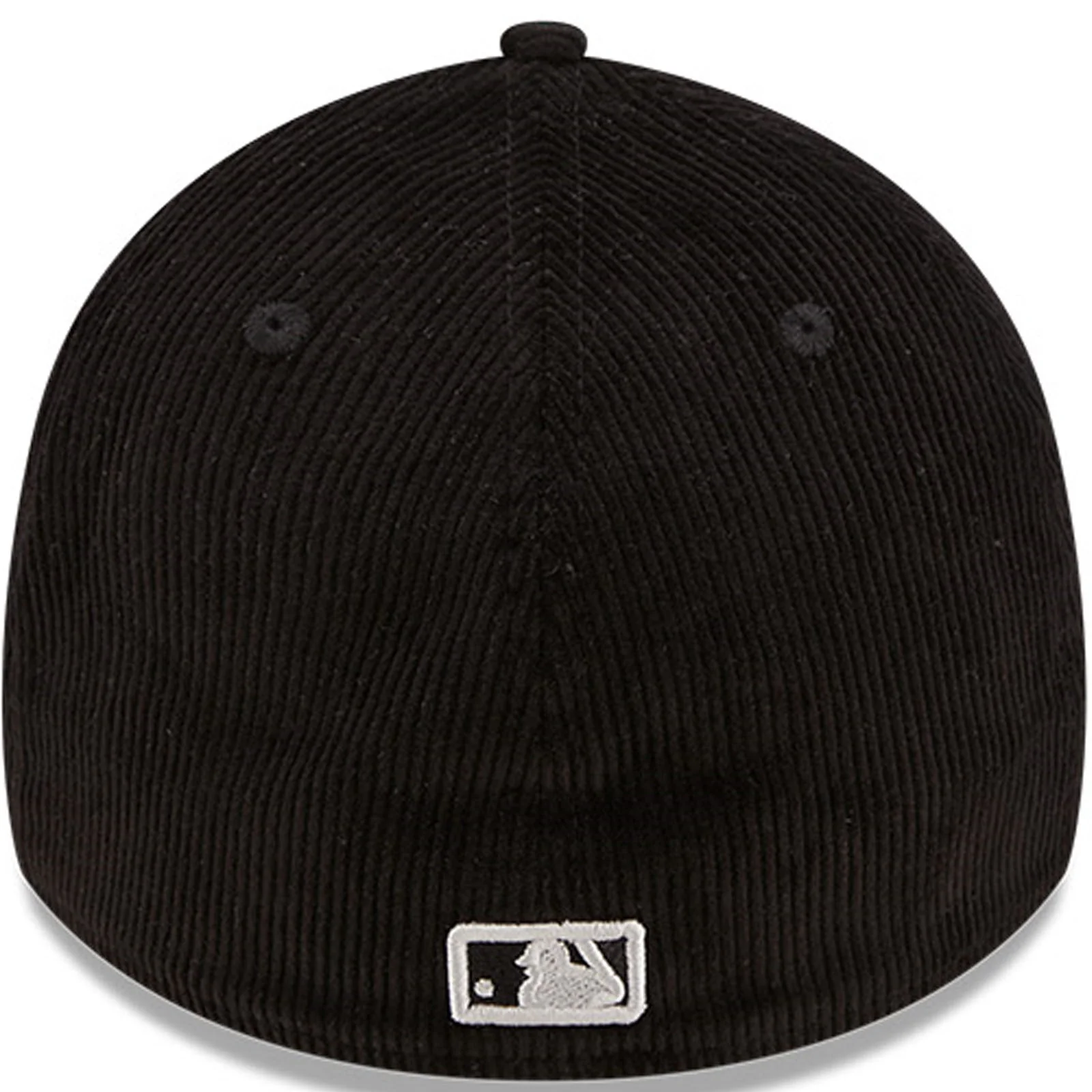 New Era Mens Chicago White Sox MLB 39THIRTY Cord Baseball Cap - Black - Image 2