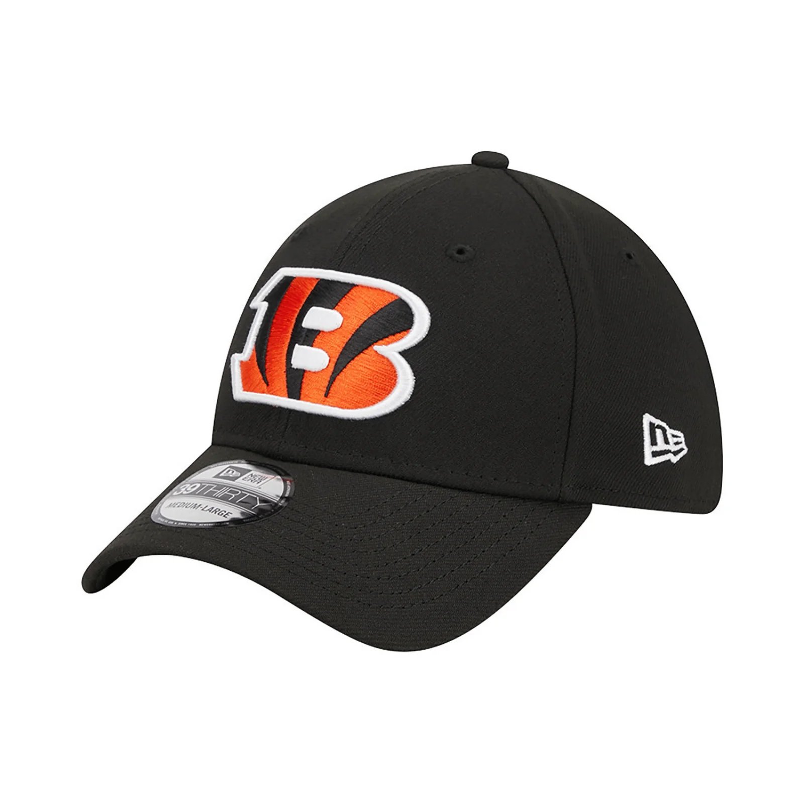 New Era Mens Cincinnati Bengals Team Logo 39THIRTY Cap - Black - S/M - Image 2
