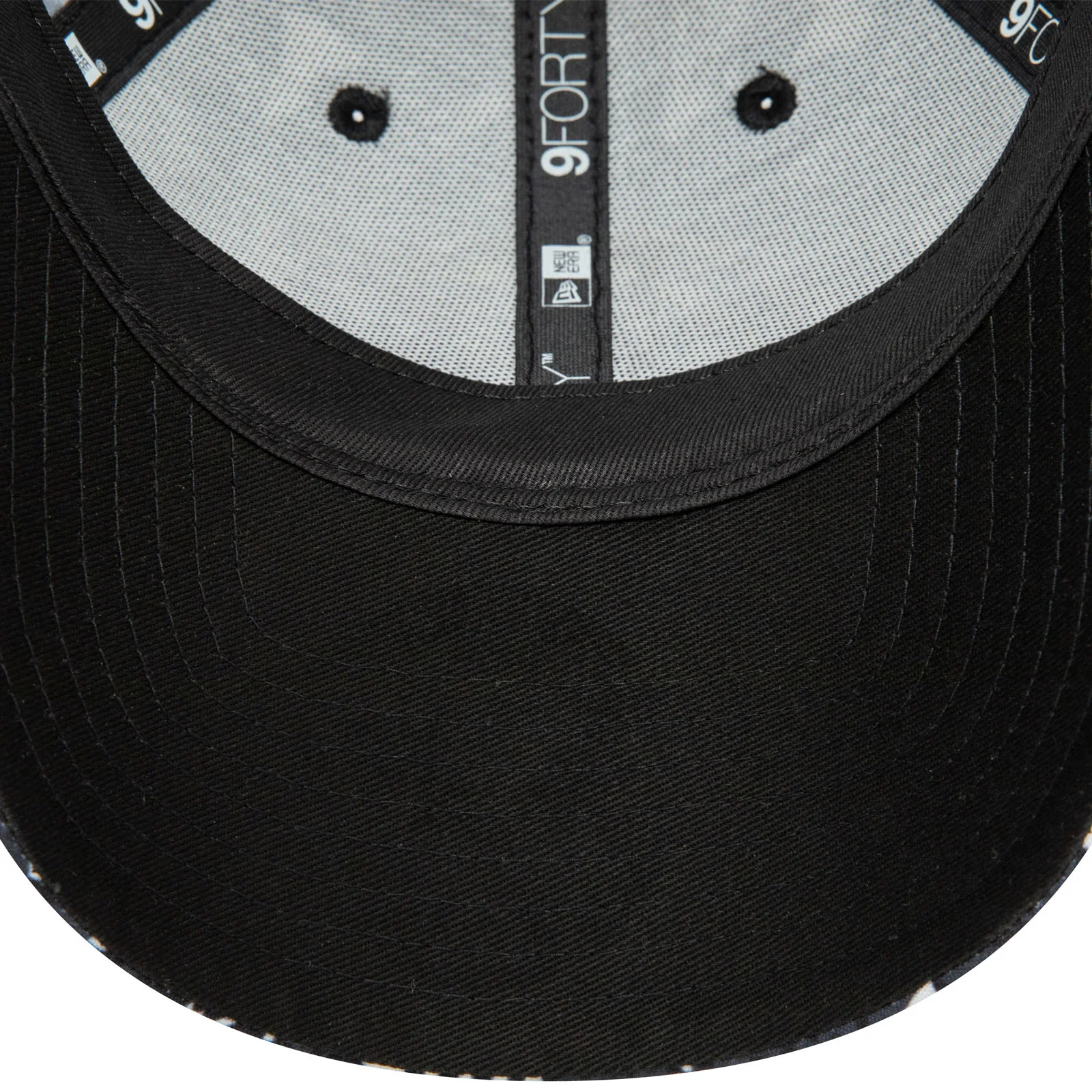 New Era Mens LA Lakers Seasonal Print 9FORTY Baseball Cap - Black - Image 5