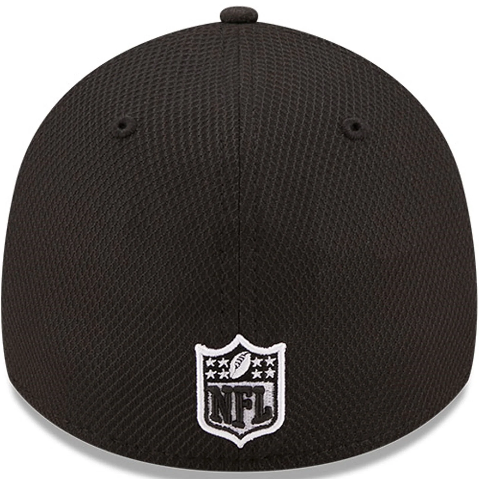 New Era Mens Las Vegas Raiders NFL 39THIRTY Diamond Era Baseball Cap - Black - Image 2