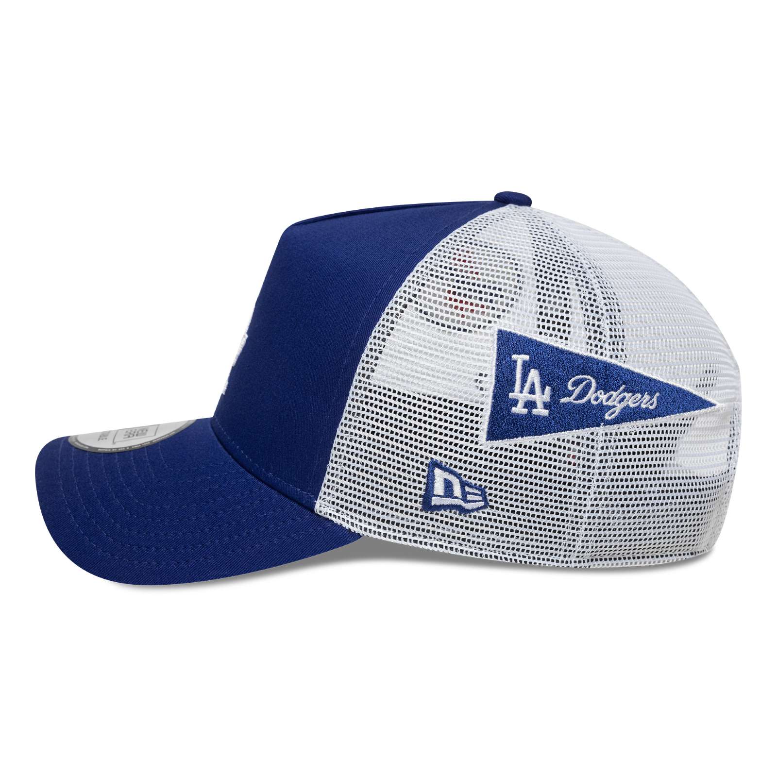 New Era Mens Los Angeles Dodgers 9FORTY Multi Patch Trucker Cap - Dark Blue - OSFM - Image 3