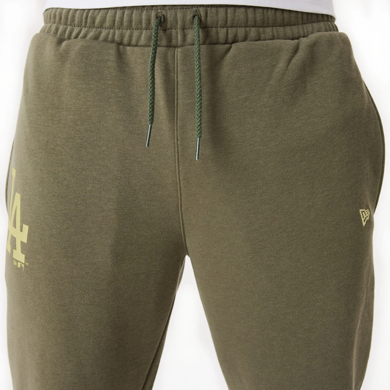New Era Mens Los Angeles Dodgers League Essentials Joggers - Green - Image 3