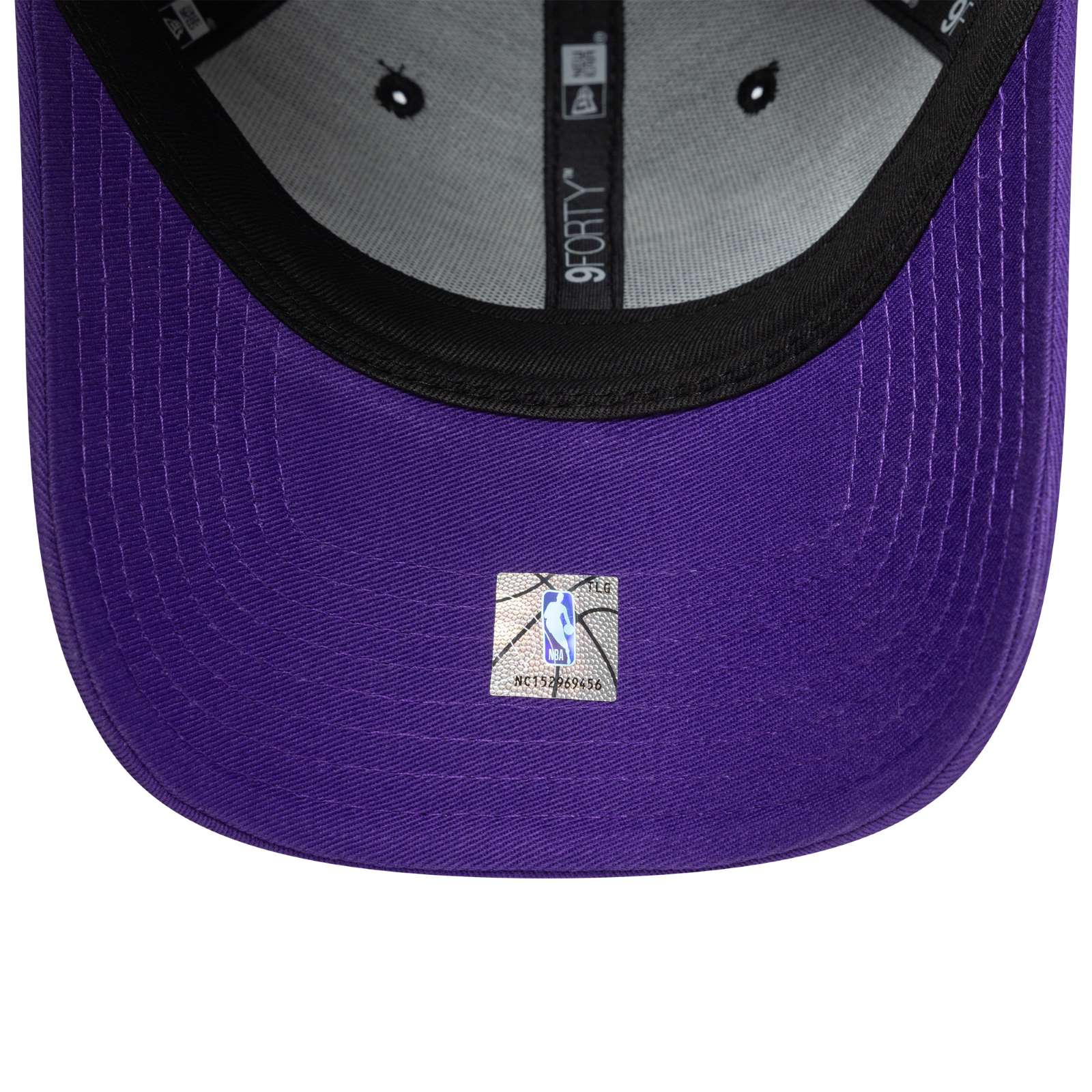 New Era Mens Los Angeles Lakers 9FORTY Side Patch Baseball Cap - Black - OSFM - Image 6
