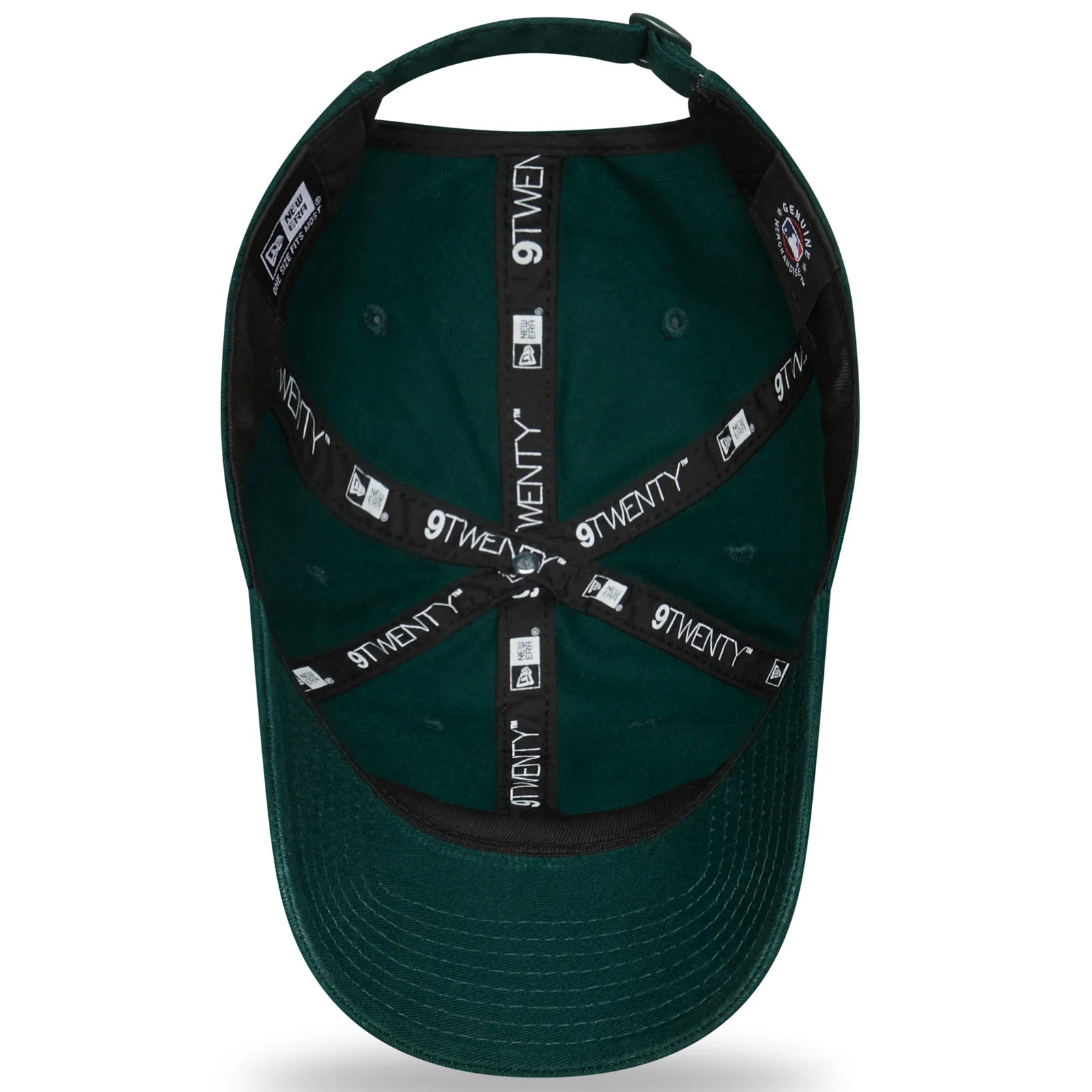 New Era Mens Mini Logo Los Angeles Dodgers 9TWENTY Cap - Dark Green - Image 5