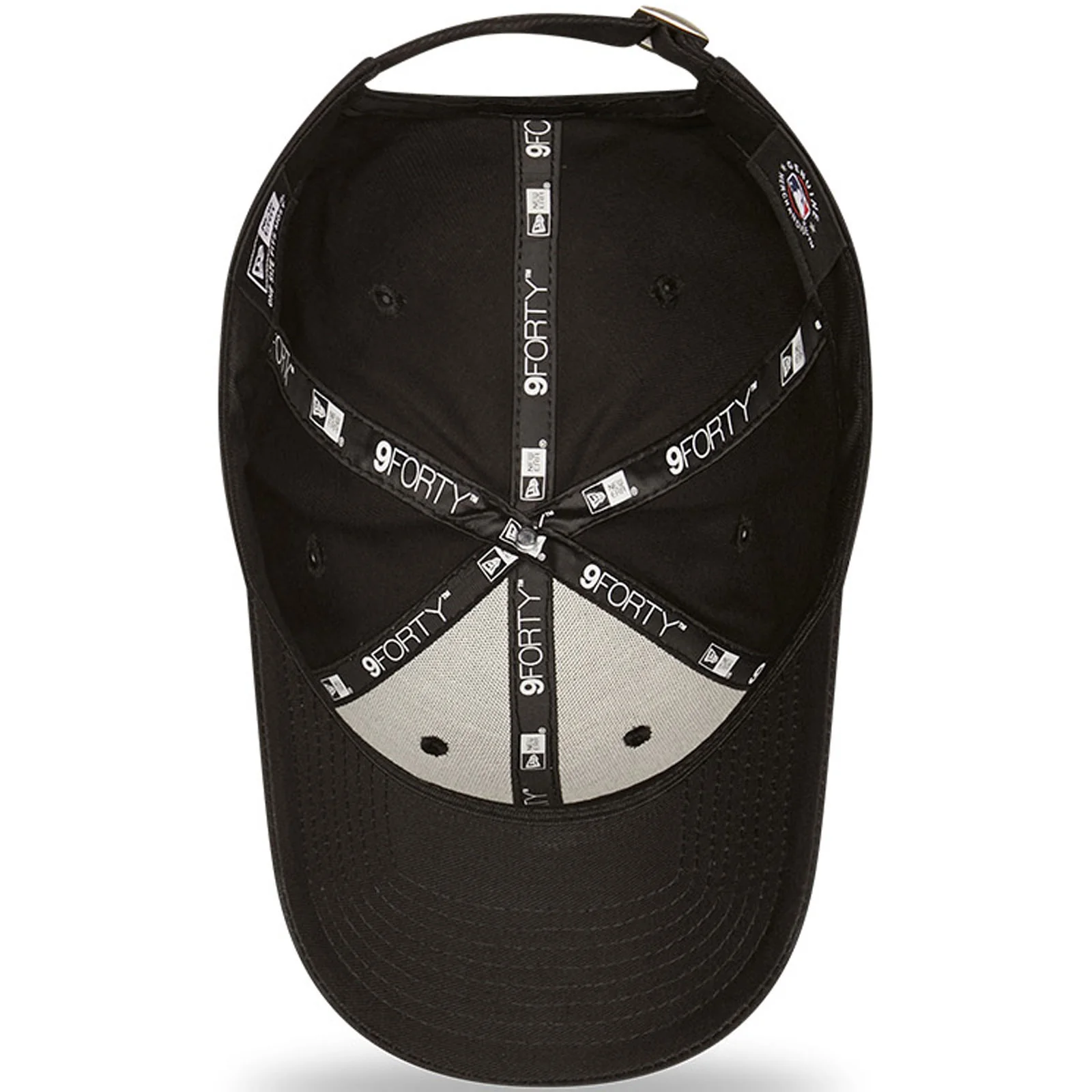 New Era Mens New York Yankees 9FORTY MLB League Essential Baseball Cap Black - Image 5