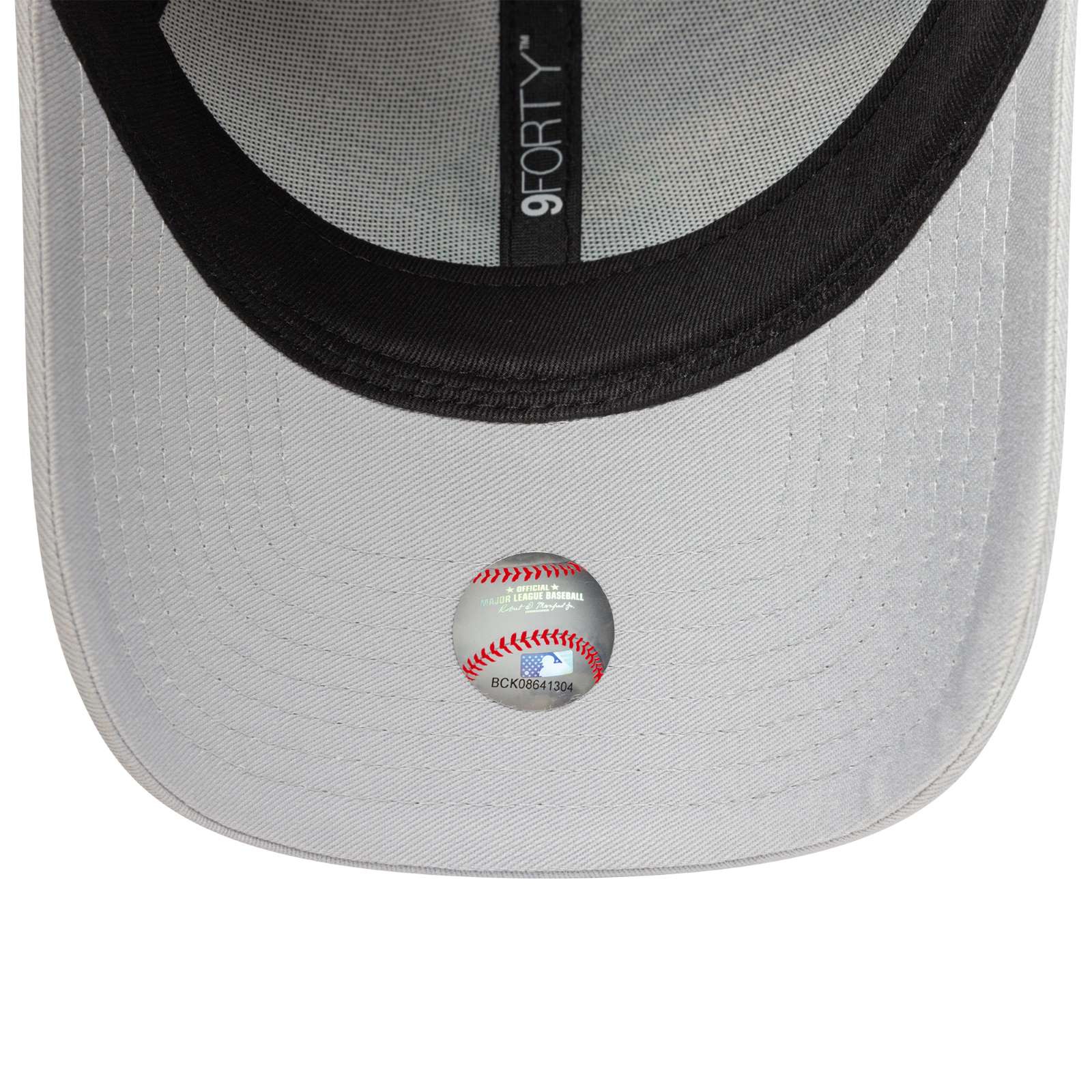 New Era Mens New York Yankees 9FORTY Team Outline Baseball Cap - Grey - OSFM - Image 5