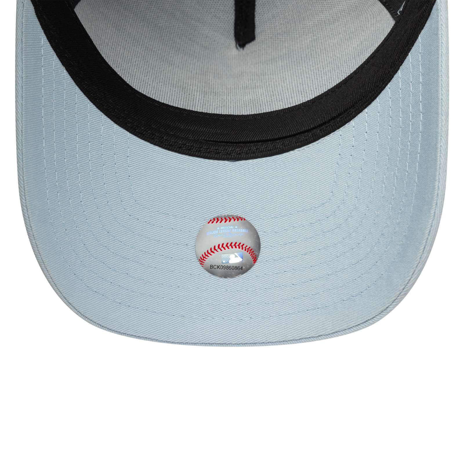 New Era Mens New York Yankees 9FORTY Tonal Outline Eframe Baseball Cap - Pastel Blue - OSFM - Image 5