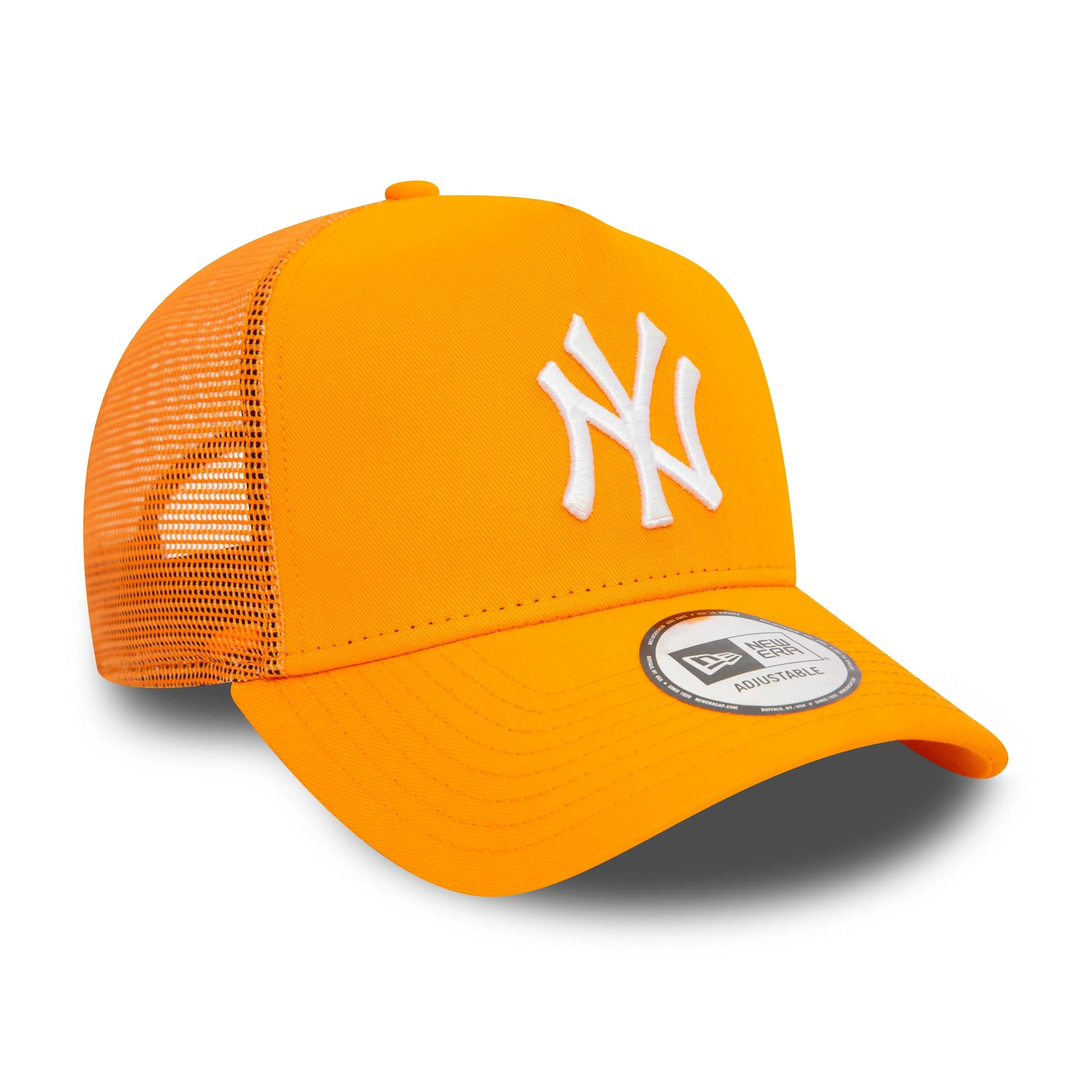 New Era Mens New York Yankees League Essentials Trucker Cap - Orange - Image 5