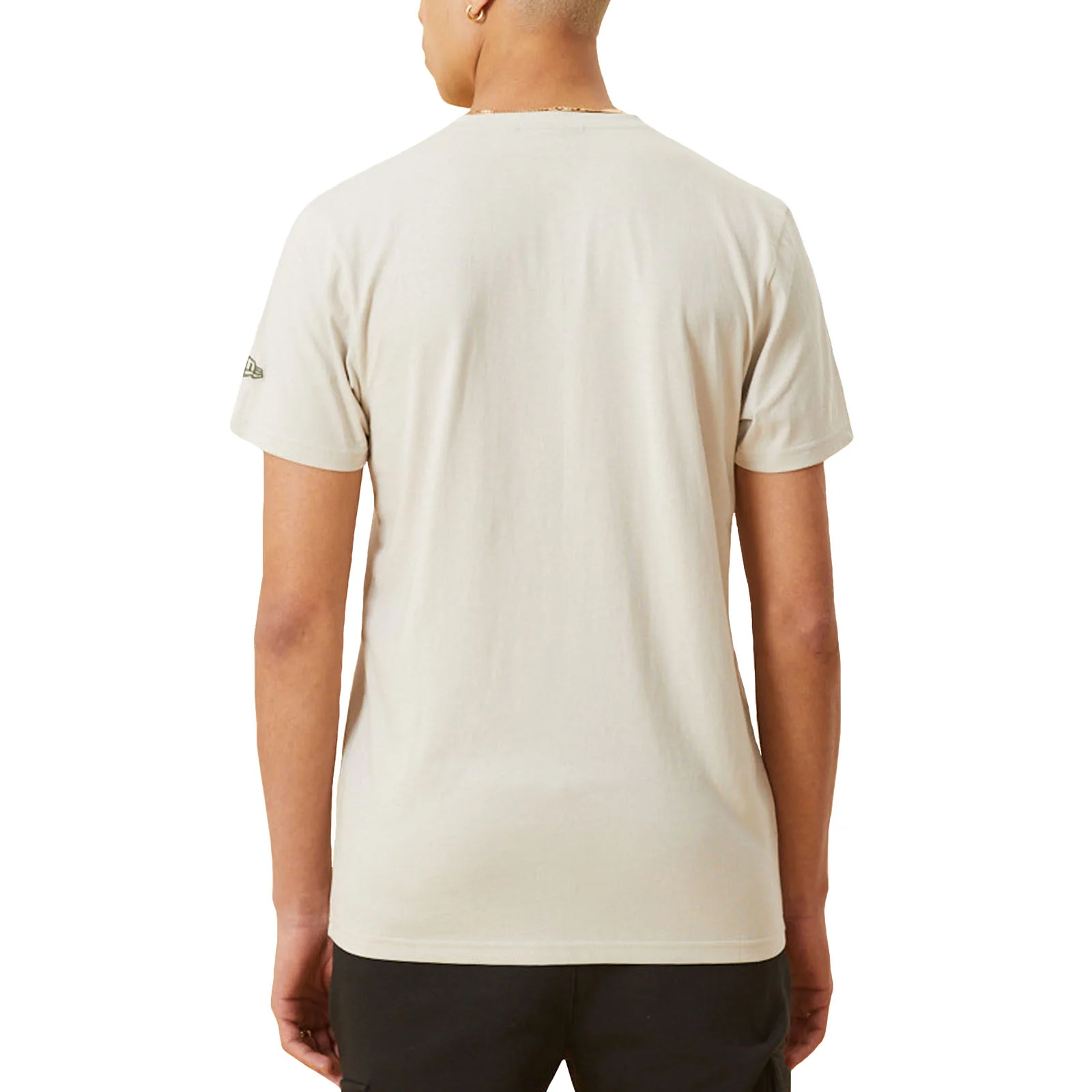 New Era Mens New York Yankees MLB Team T-Shirt - Stone - Image 2