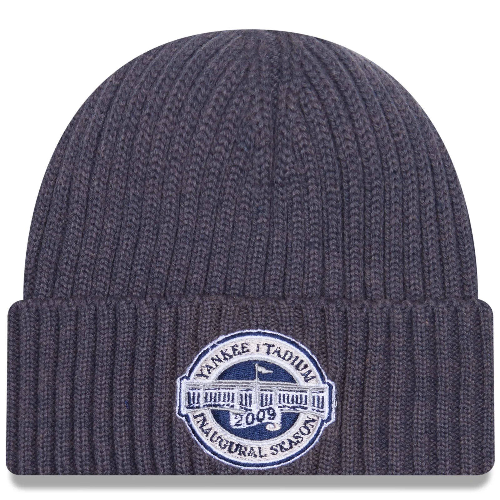 New Era Mens New York Yankees New Traditions Cuffed Beanie Hat - Dark Grey - Image 3