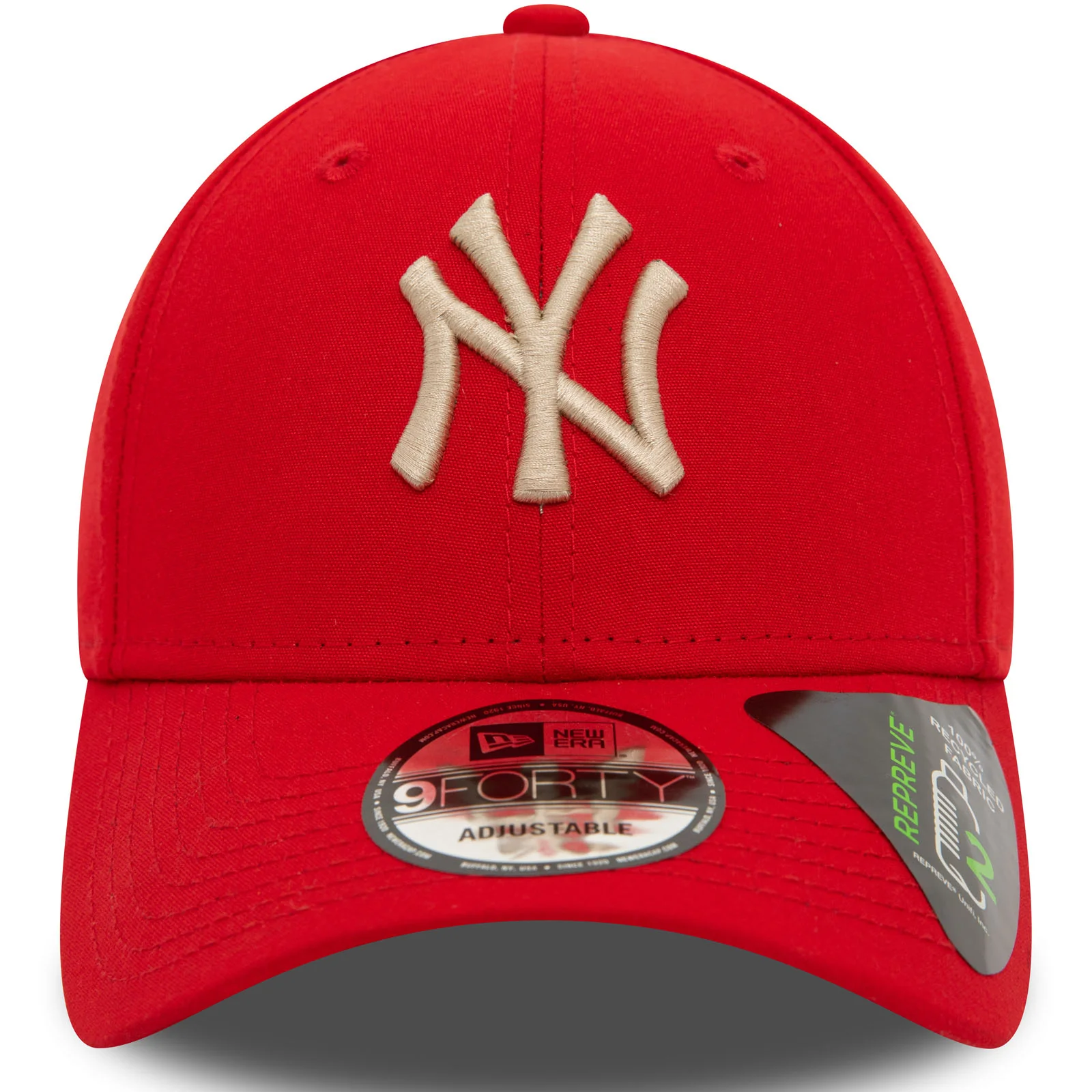 New Era Mens New York Yankees Repreve 9FORTY Cap - Red - Image 4