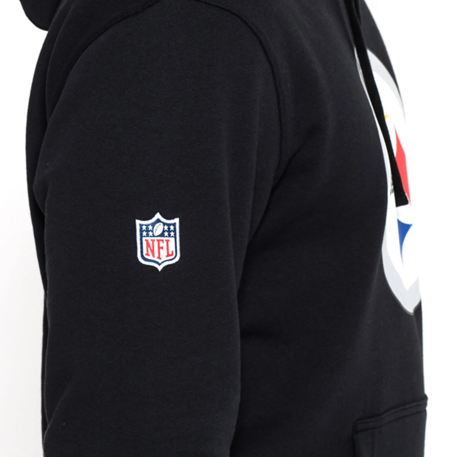 New Era Mens NFL Pittsburgh Steelers Hoodie -Black - Image 5