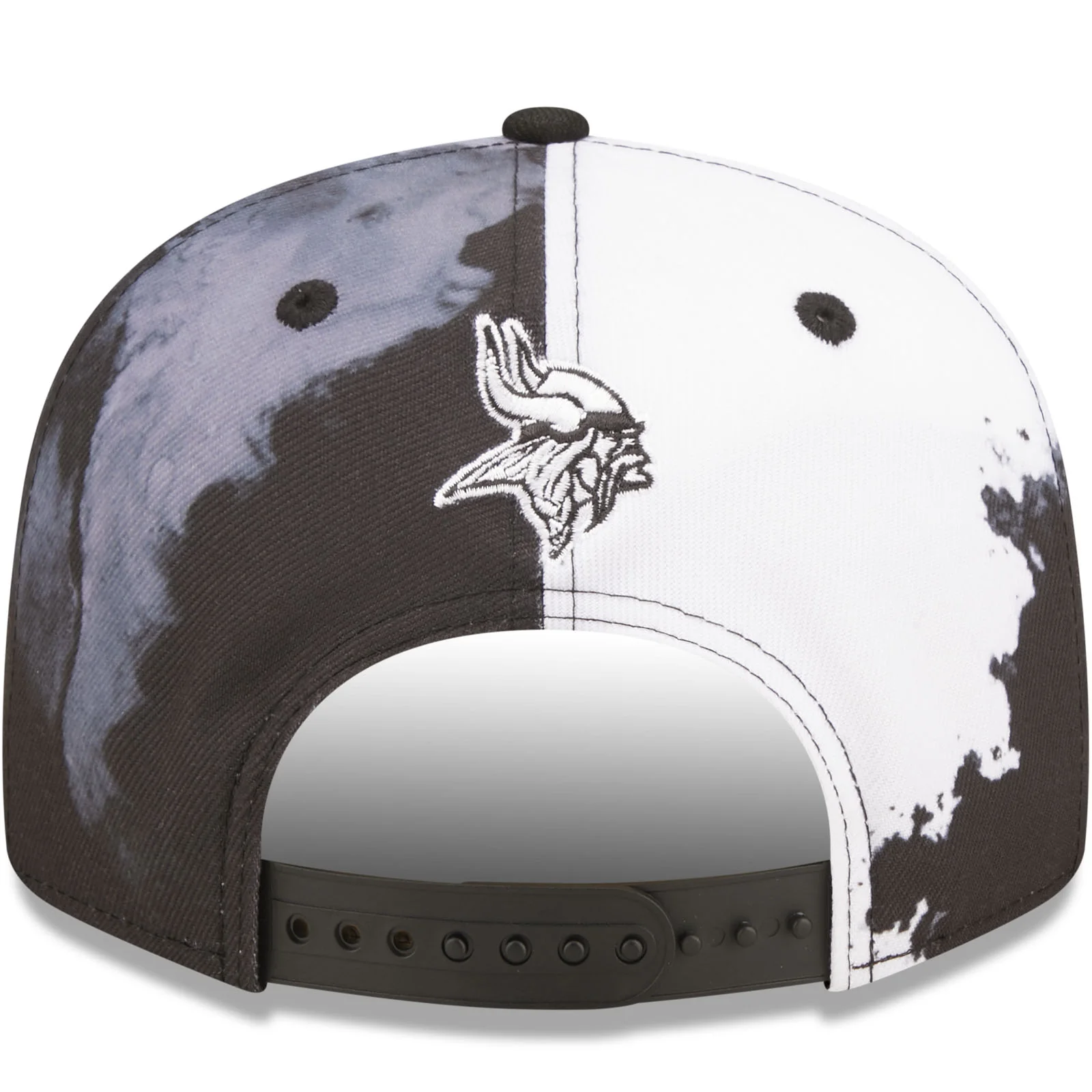 New Era Minnesota Vikings NFL 9FIFTY 2022 Sideline Ink Baseball Cap - Black - Image 2