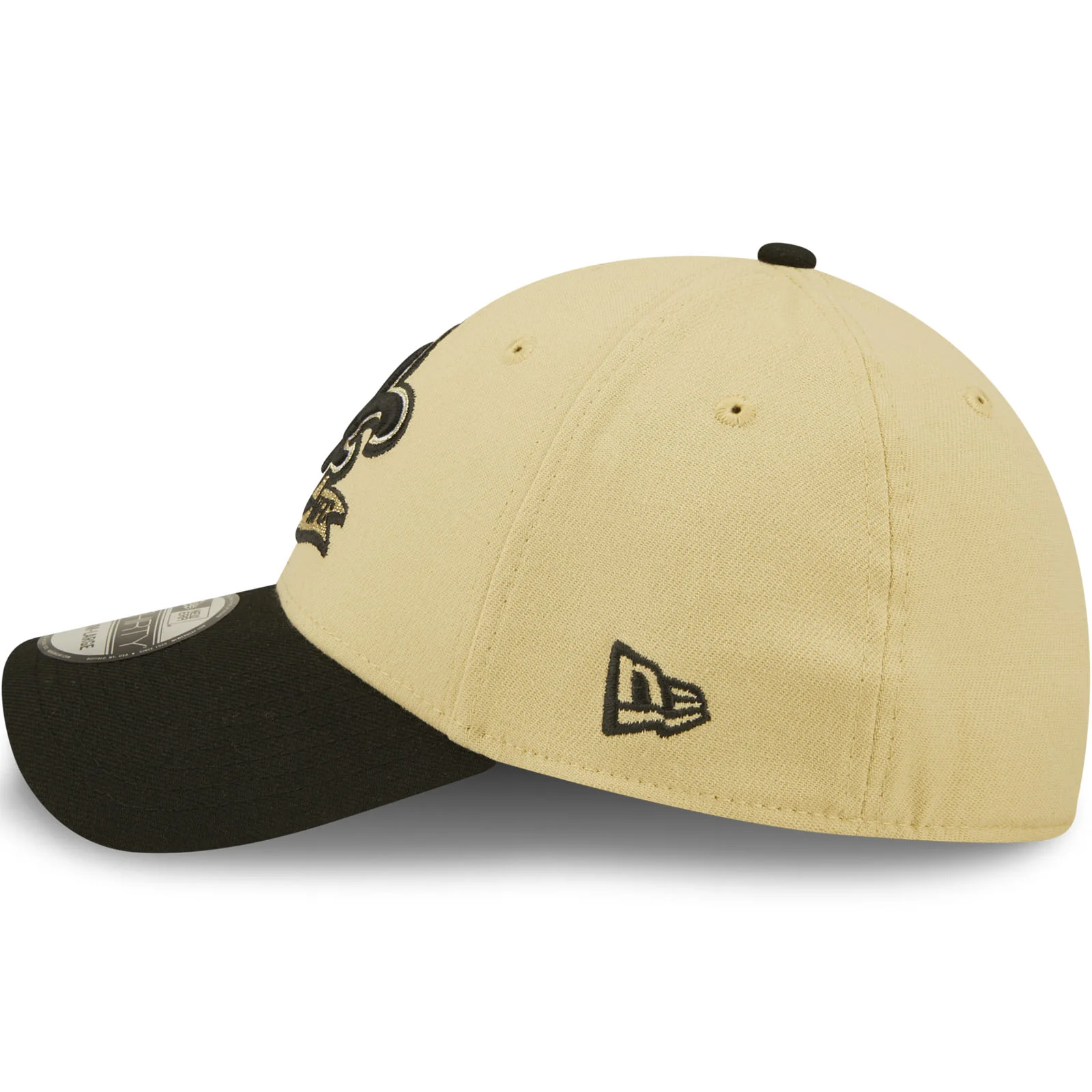 New Era New Orleans Saints NFL 2022 Sideline 39THIRTY Baseball Cap - Cream - Image 5