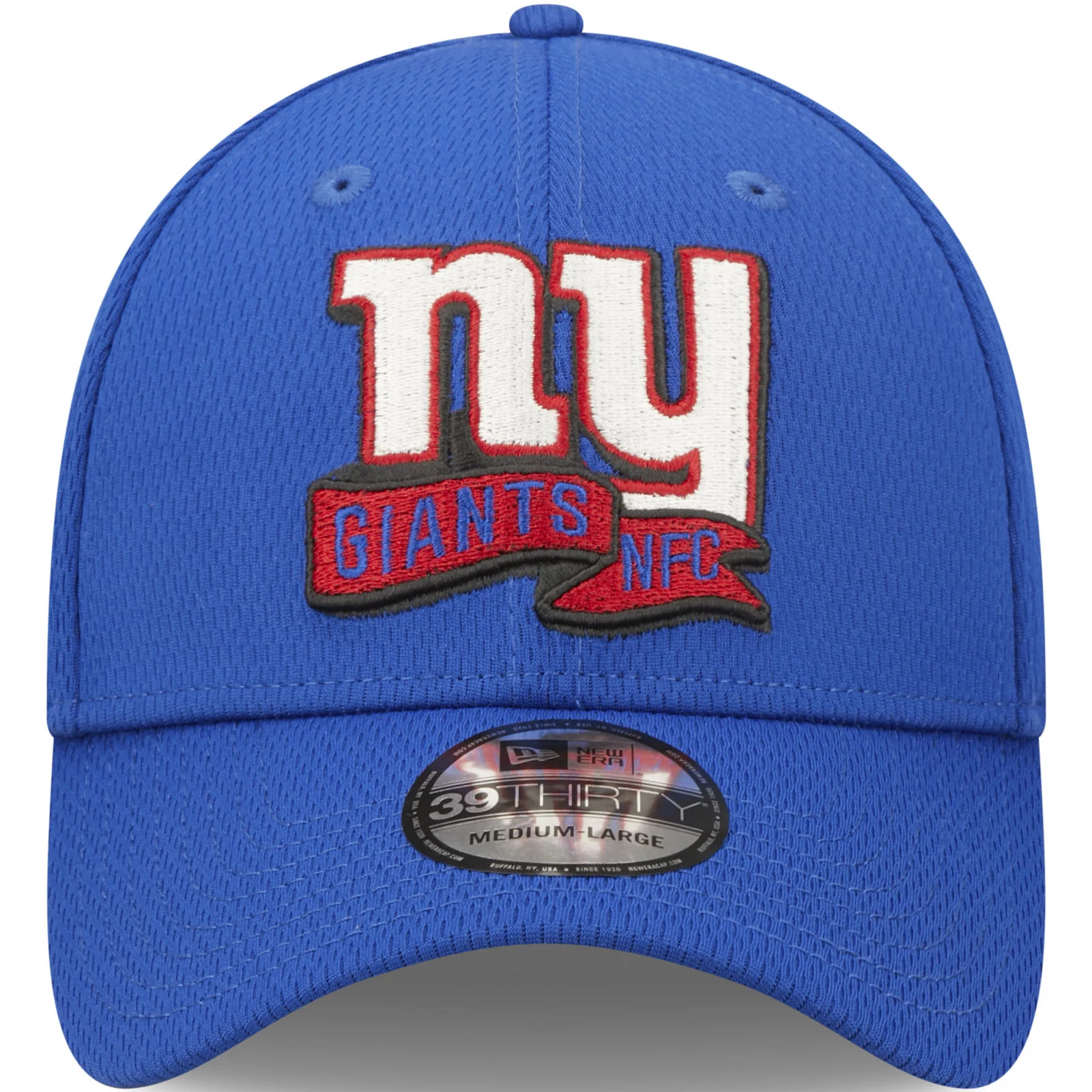 New Era New York Giants NFL 39THIRTY Sideline Coach 2022 Baseball Cap - Blue - Image 4
