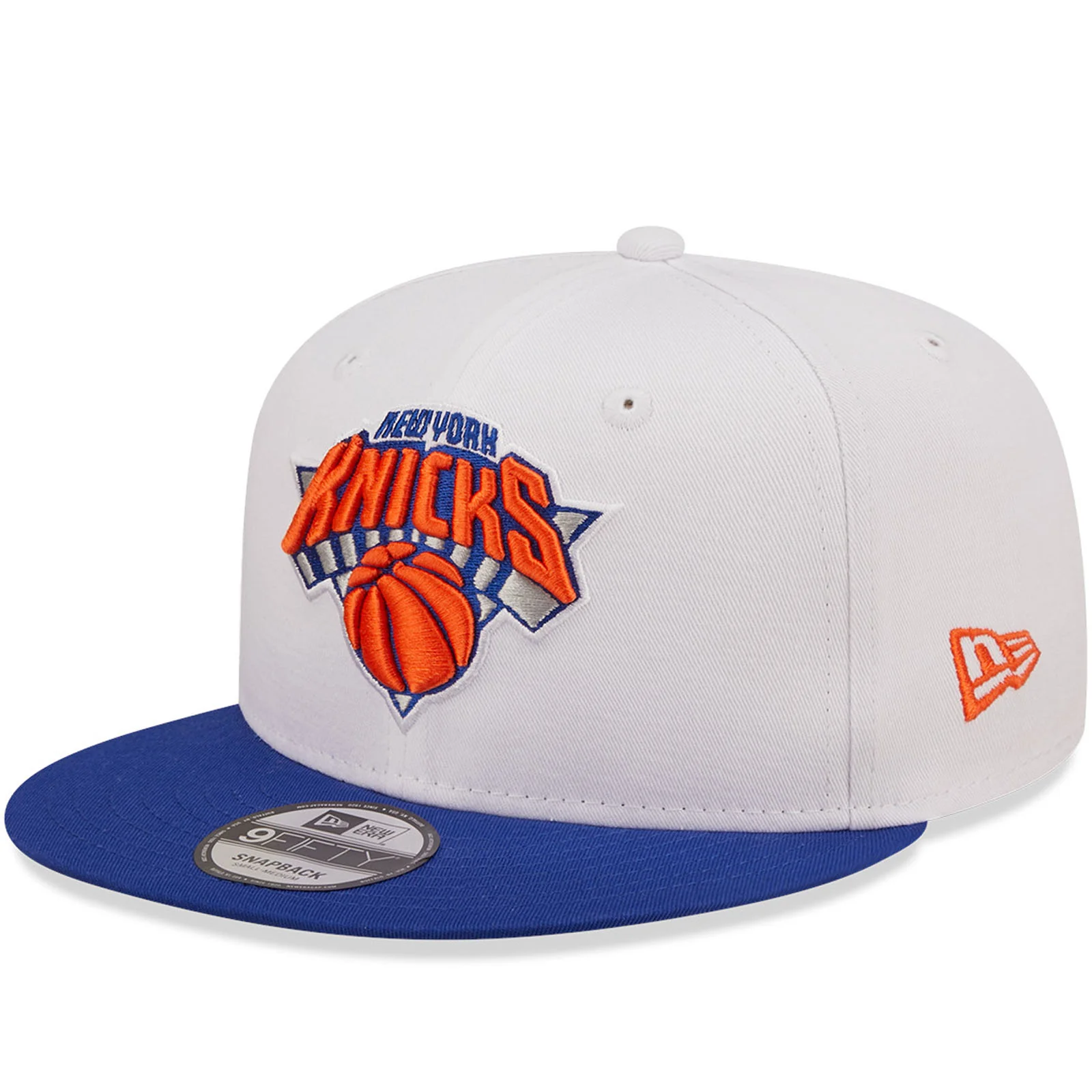 New Era New York Knicks White Crown Team 9FIFTY Snapback Cap - White