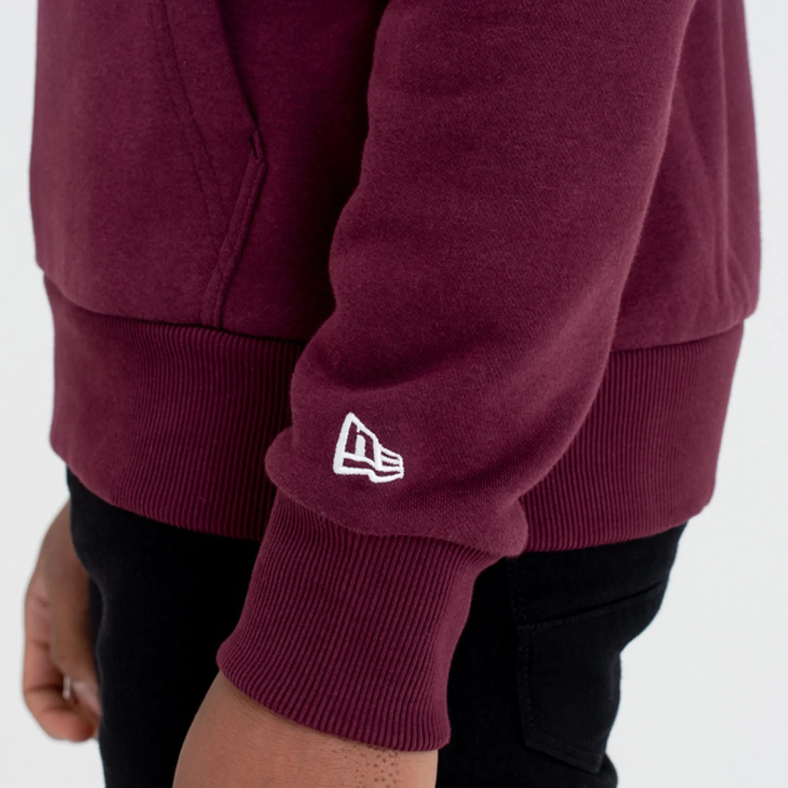 New Era New York NY Yankees MLB Team Hoodie - Maroon - Image 4