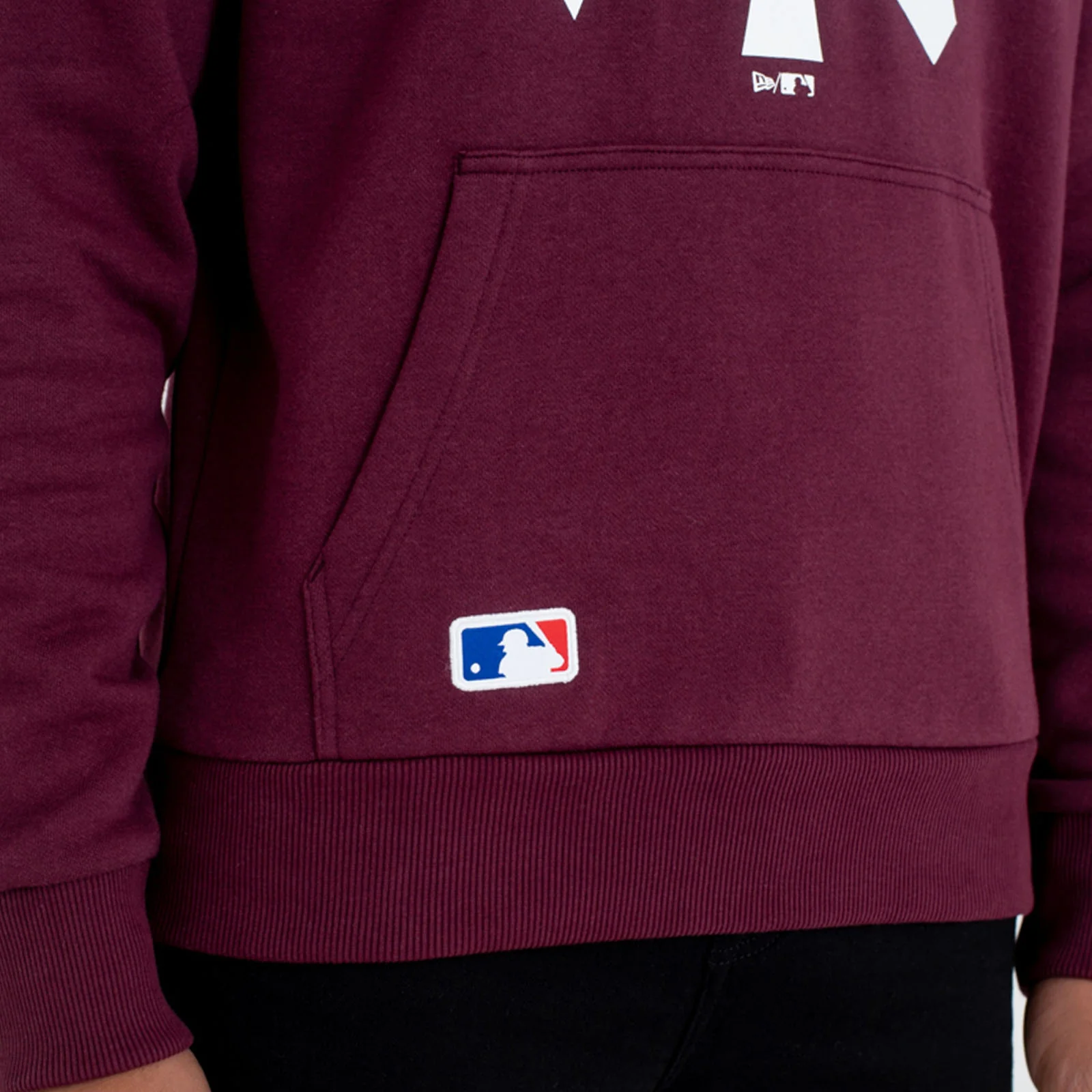 New Era New York NY Yankees MLB Team Hoodie - Maroon - Image 5