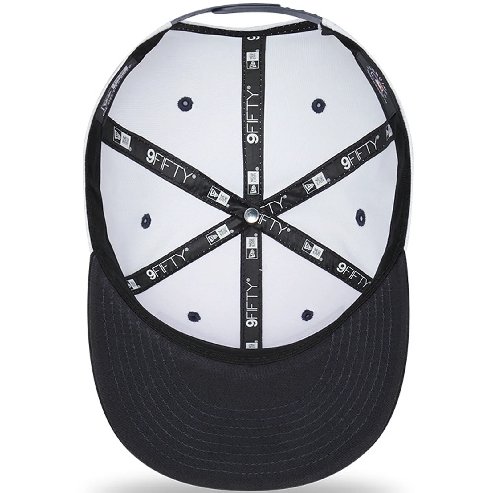 New Era New York Yankees 9FIFTY MLB Retro Title Baseball Cap - White - Image 5