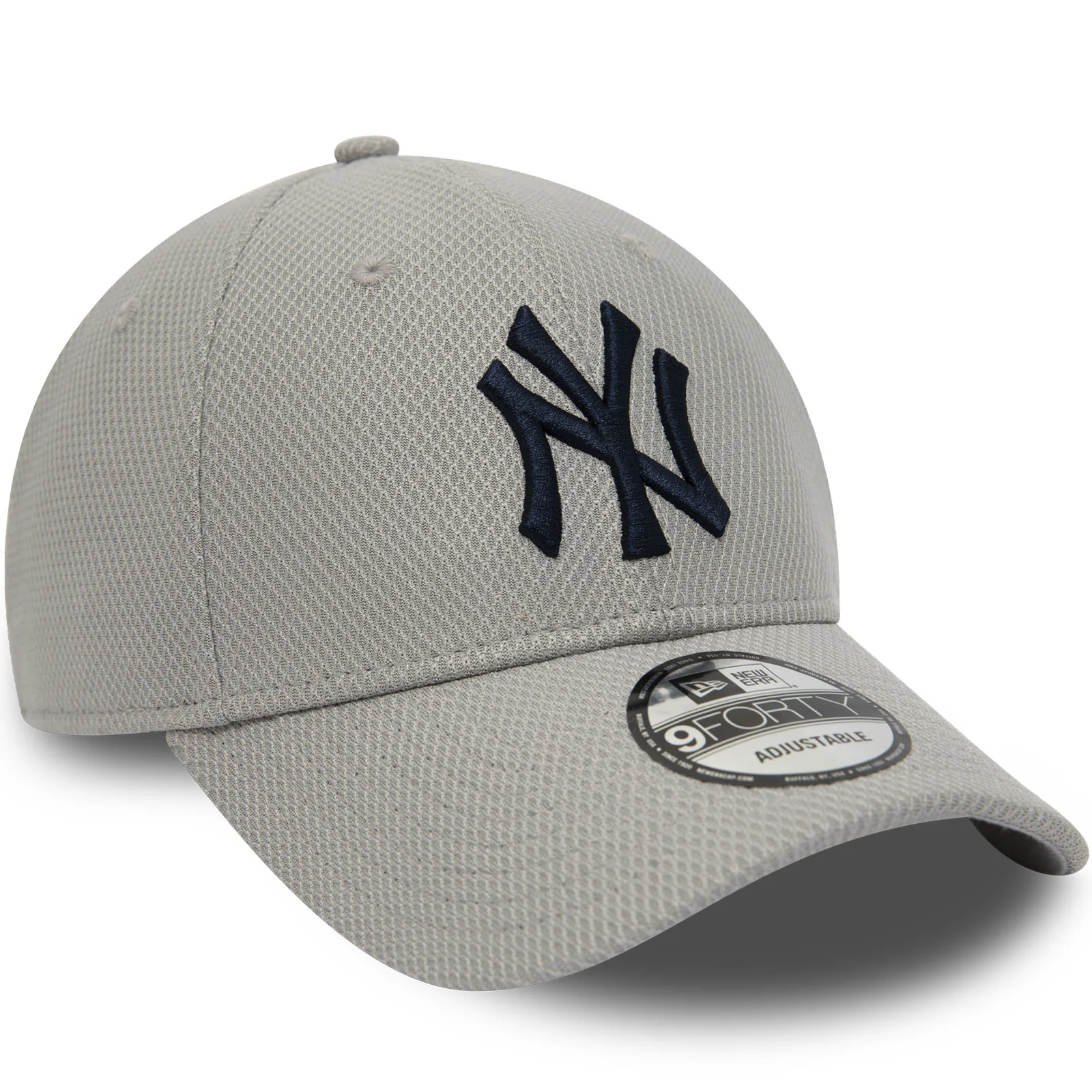 New Era New York Yankees Diamond Era Essentials 9FORTY Cap - Grey - Image 3