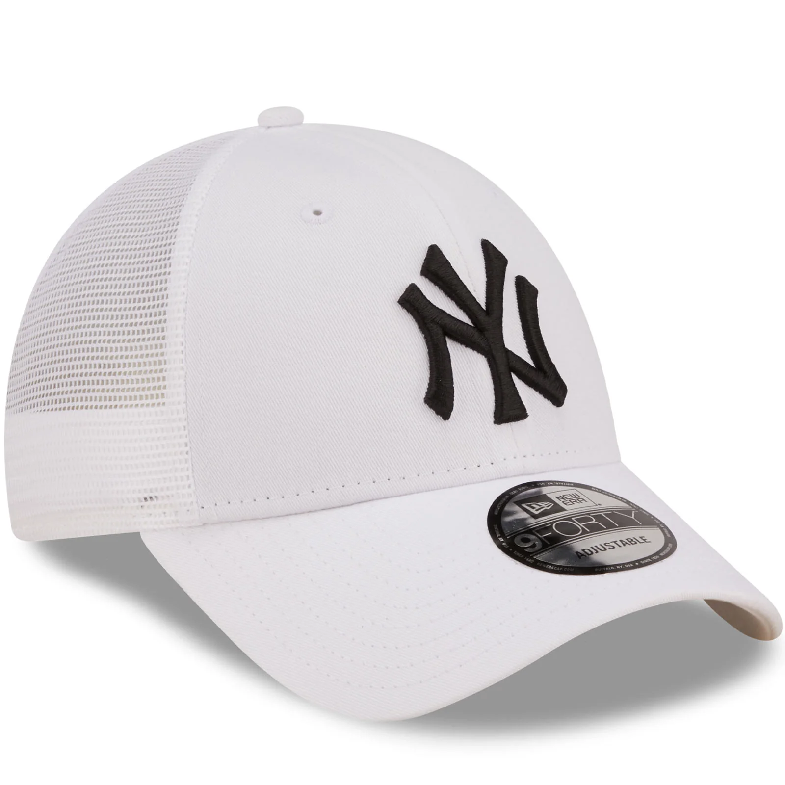 New Era New York Yankees Home Field 9FORTY A-Frame Trucker Cap - White - Image 3
