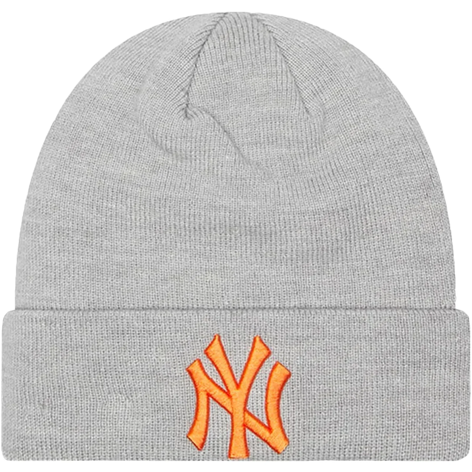 New Era New York Yankees Knitted Cuff Beanie - Grey