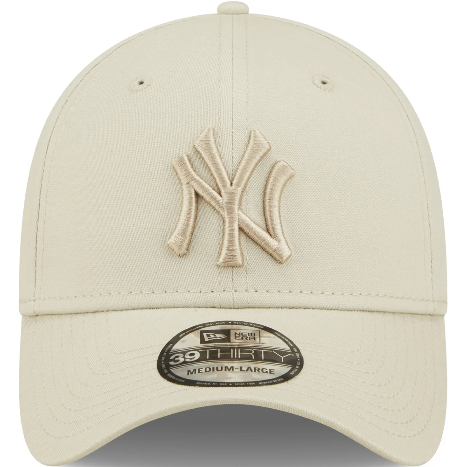 New Era New York Yankees League Essentials 39THIRTY Baseball Cap  - Beige - Image 4