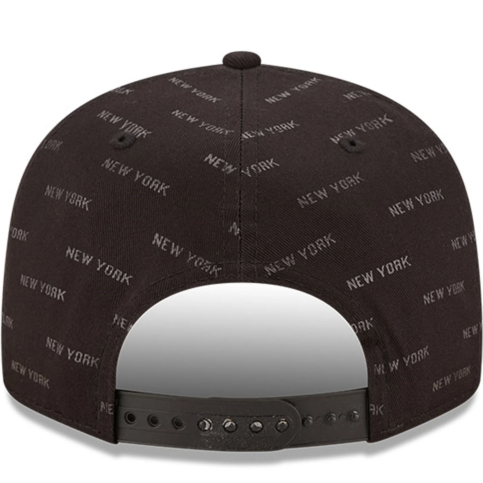 New Era New York Yankees MLB 9FIFTY Monogram AOP Baseball Cap - Black - Image 2