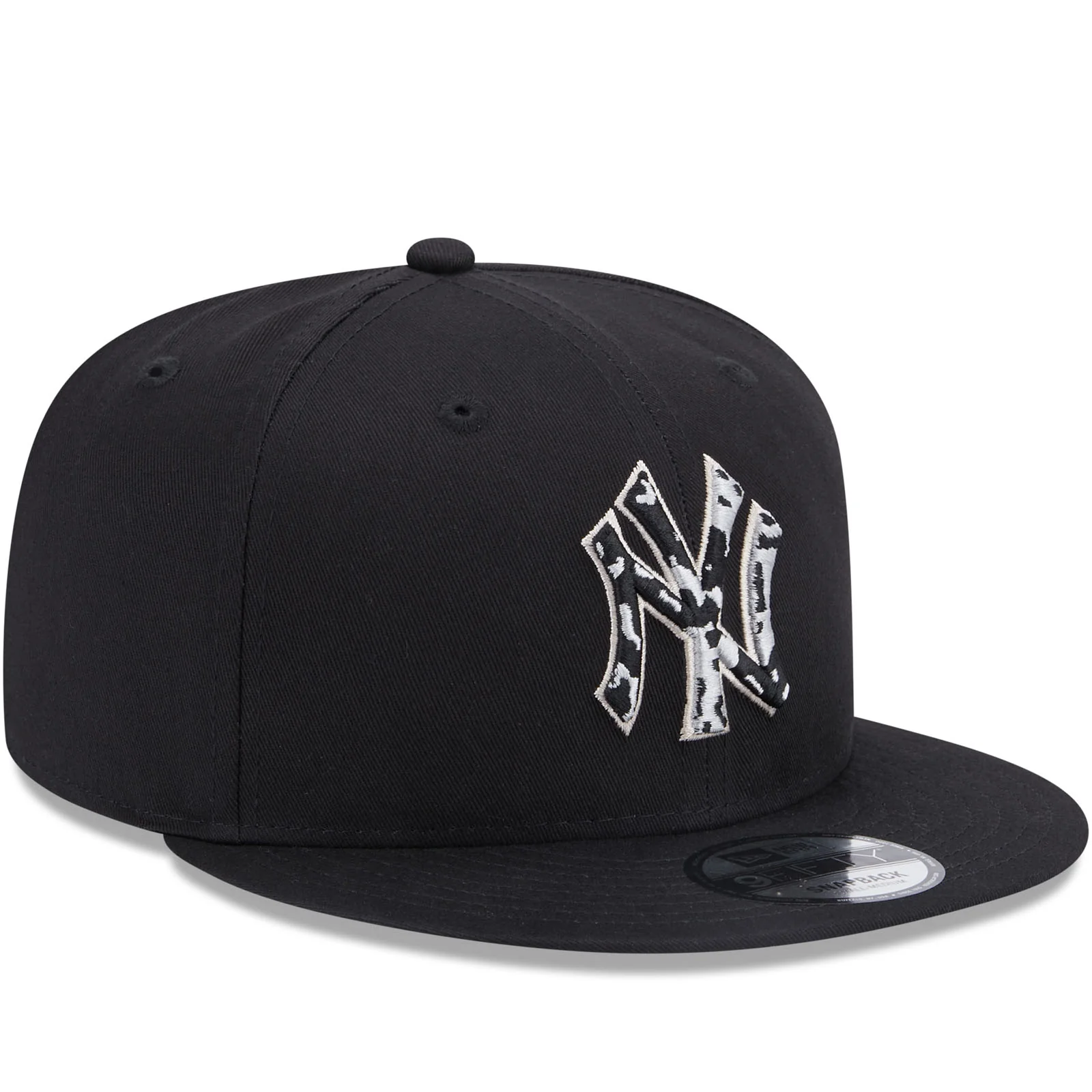 New Era NY Yankees Logo Infill 9FIFTY Fitted Cap - Black - Image 3