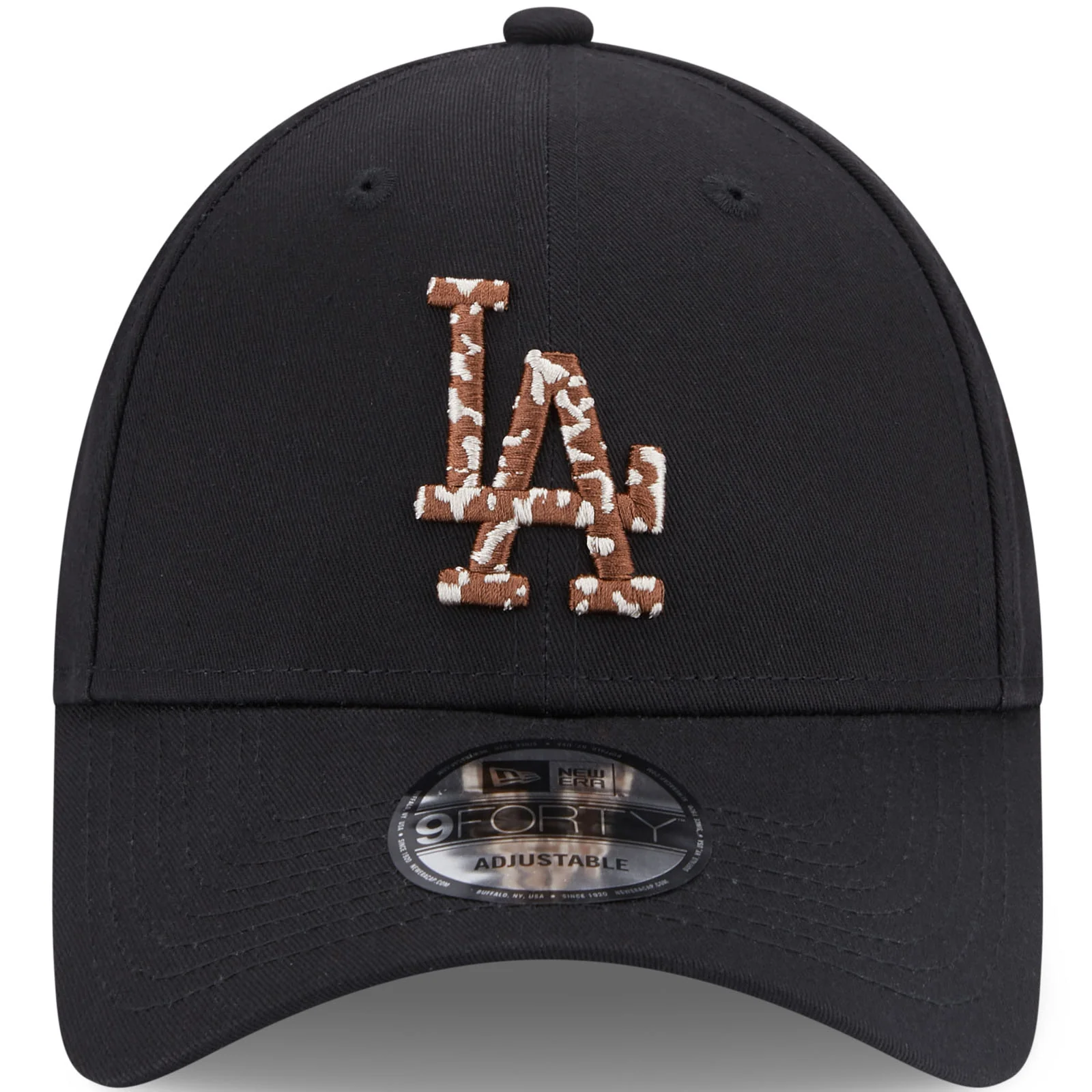 New Era NY Yankees Logo Infill 9FORTY Strapback Cap - Black - Image 4