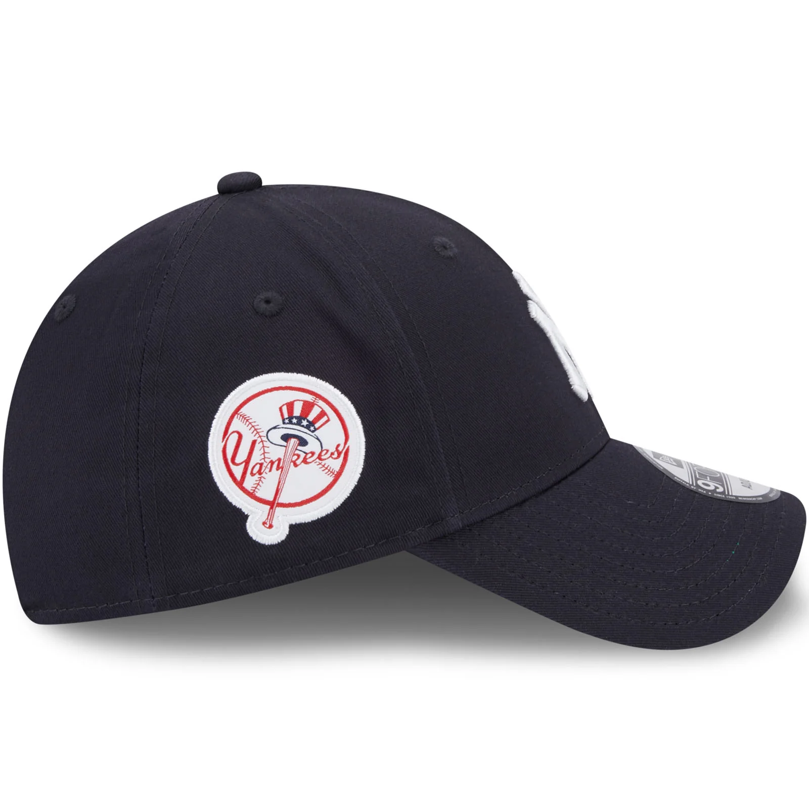 New Era NY Yankees Team Side Patch 9FORTY Cap - Black - Image 5