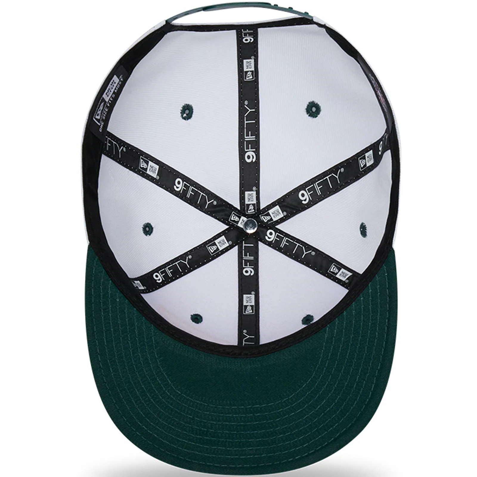 New Era Oakland Athletics 9FIFTY MLB Retro Title Baseball Cap - White - Image 5