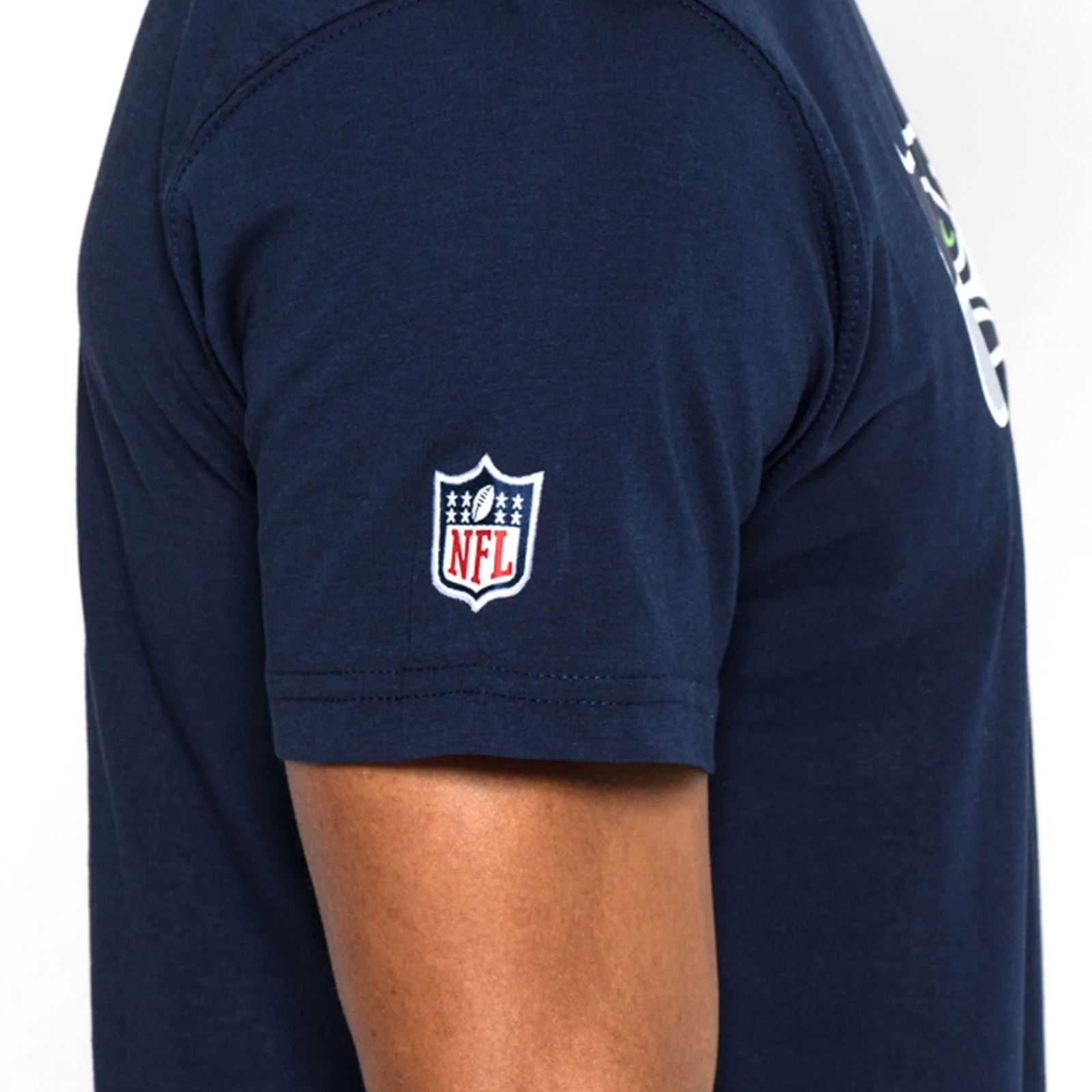 New Era Seattle Seahawks Team NFL T-Shirt - Navy - Image 5