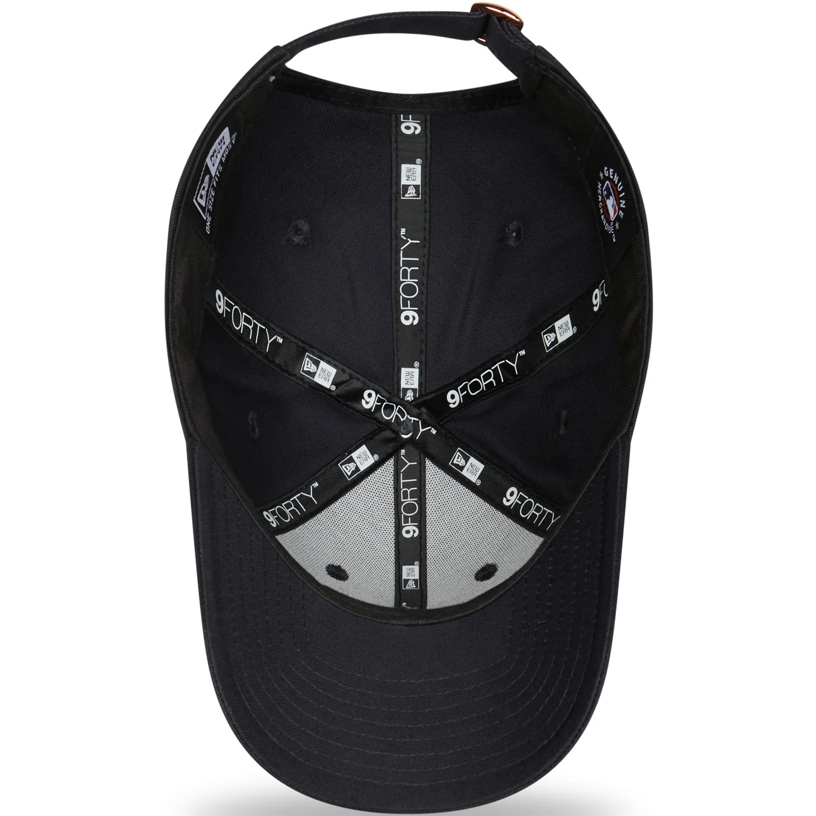 New Era Womens 9FORTY Los Angeles MLB Metallic Logo Baseball Cap - Navy - Image 5